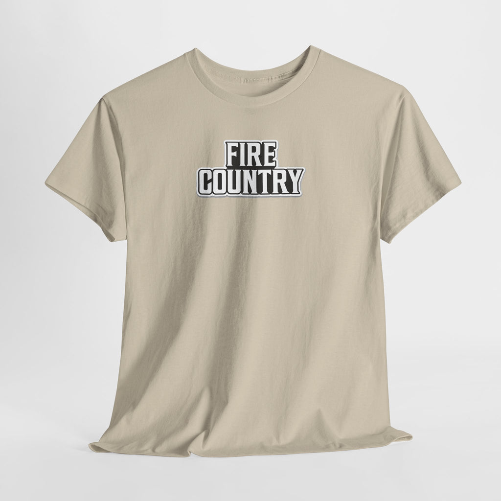 Fire Country Cotton T-Shirt — Bold Graphic Tee