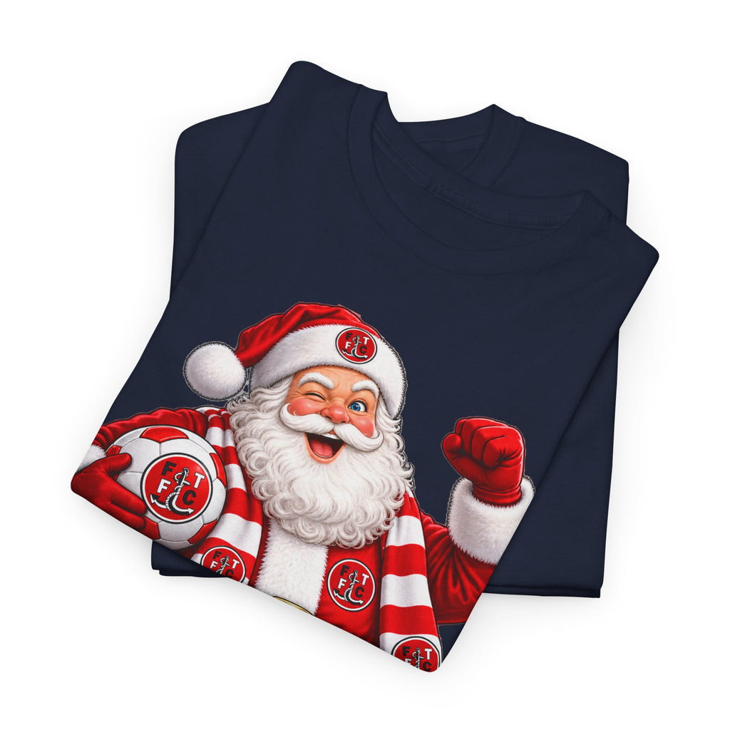 Santa Is a Fleetwood Fan Cotton T-Shirt