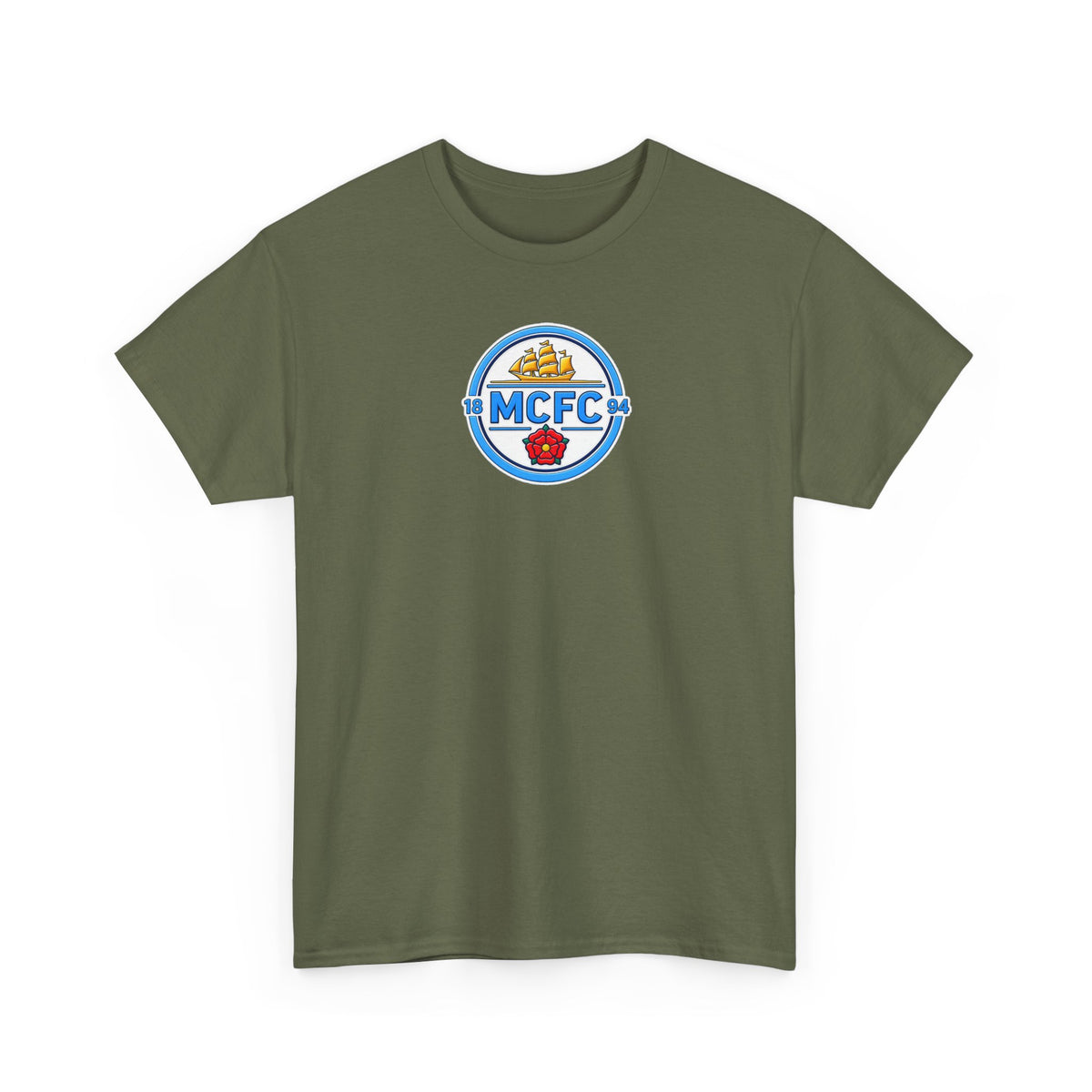 MCFC Retro Crest T‑Shirt — Vintage Soccer Fan Tee