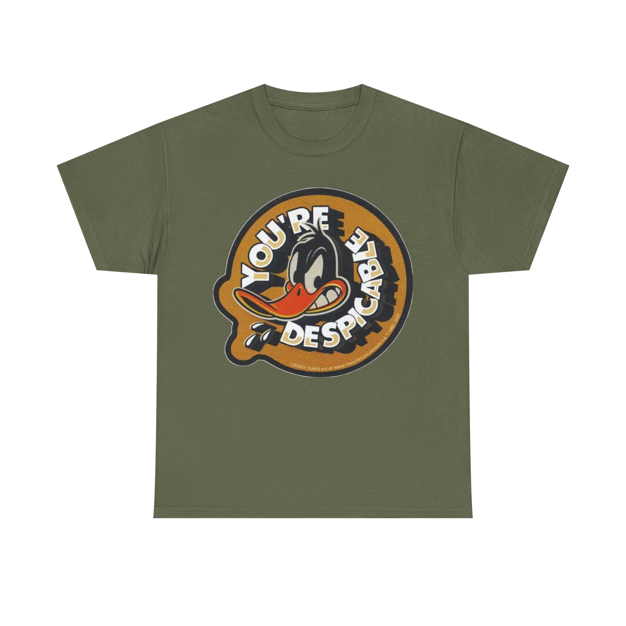 Vintage Daffy Duck Graphic Tee — “You're Despicable” Retro Cartoon Shirt