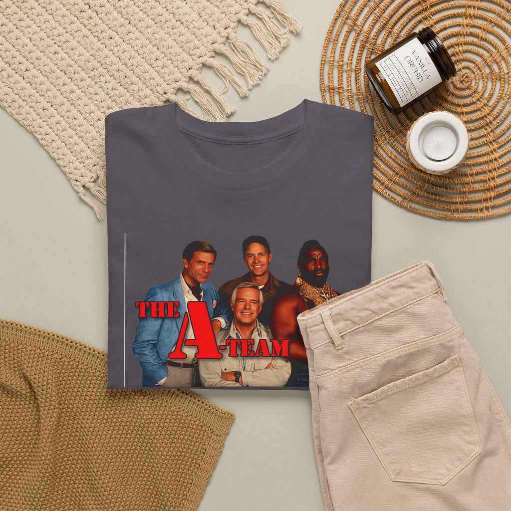 A-Team Graphic Tee — Retro TV Series Logo & Character Poster T-Shirt