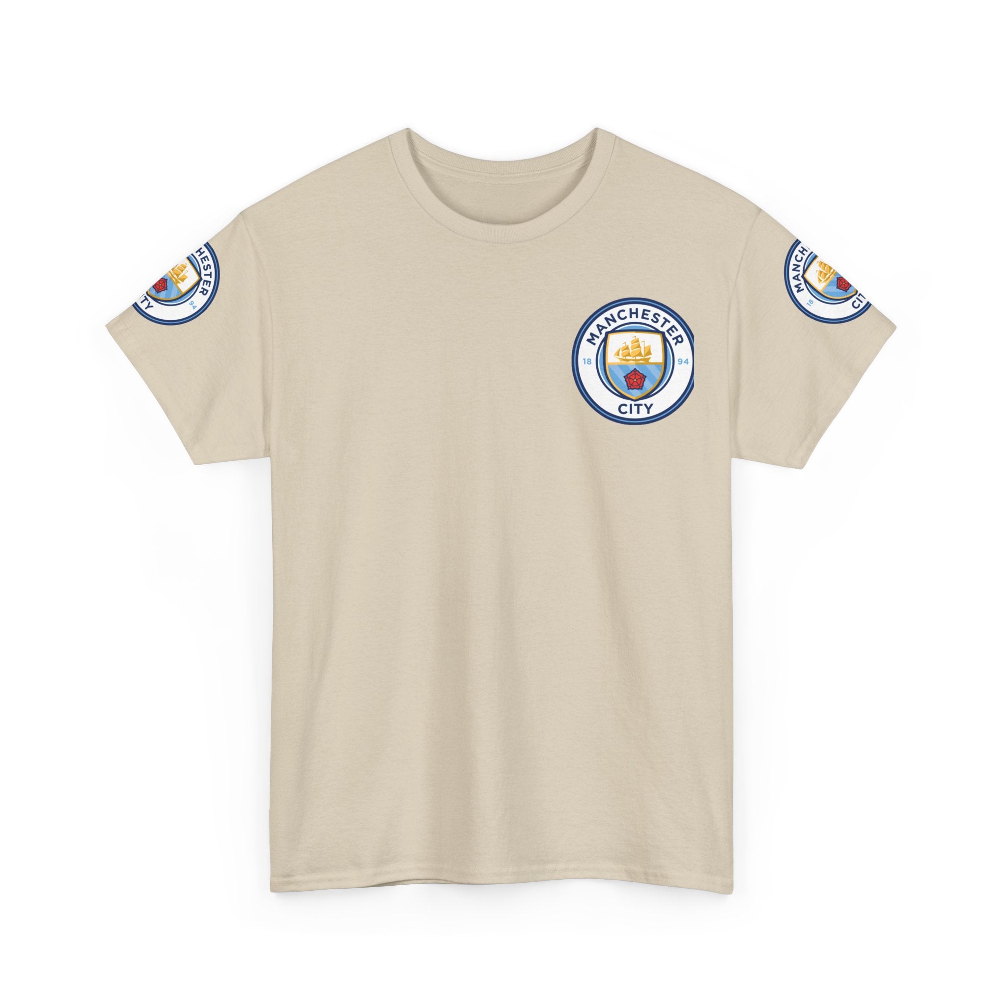 Manchester City Crest T-Shirt — Football Club Logo Tee