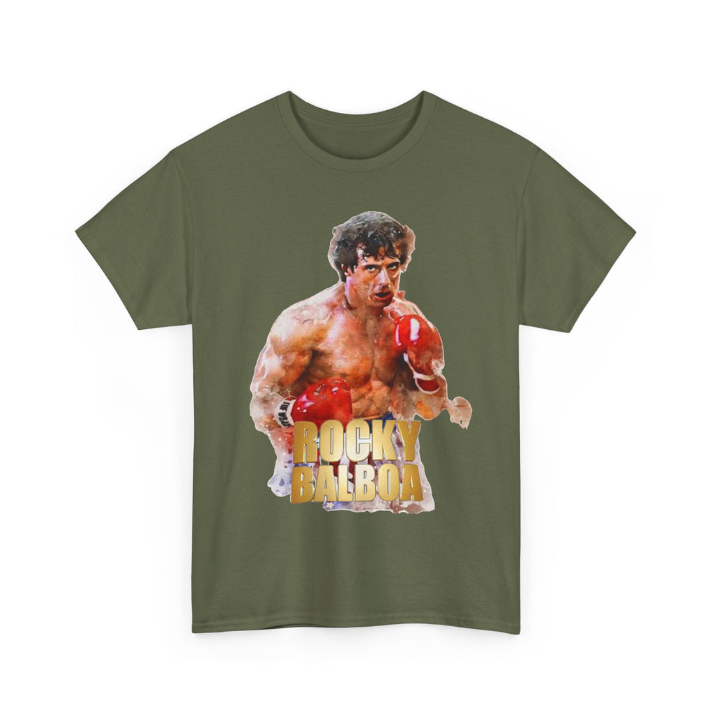 Boxing Rocky Balboa Graphic Tee – Retro Fighter Movie Shirt