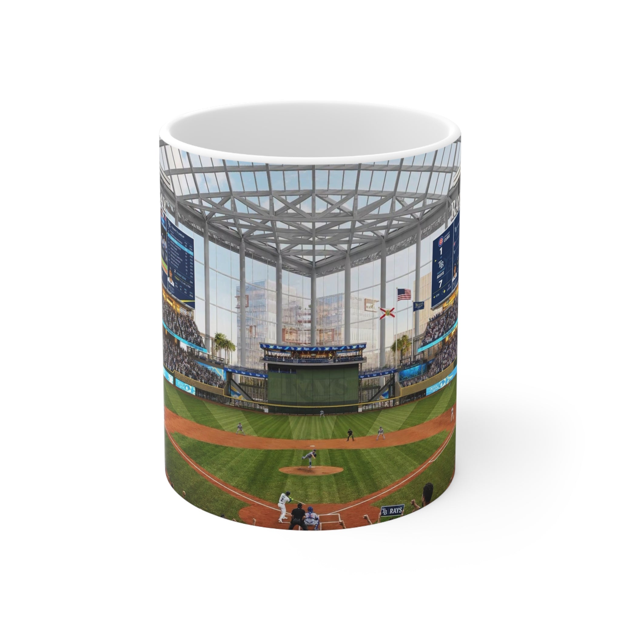 Baseball Stadium Photo Mug – Tampa Bay Game Day Ceramic Coffee Cup (11oz & 15oz)