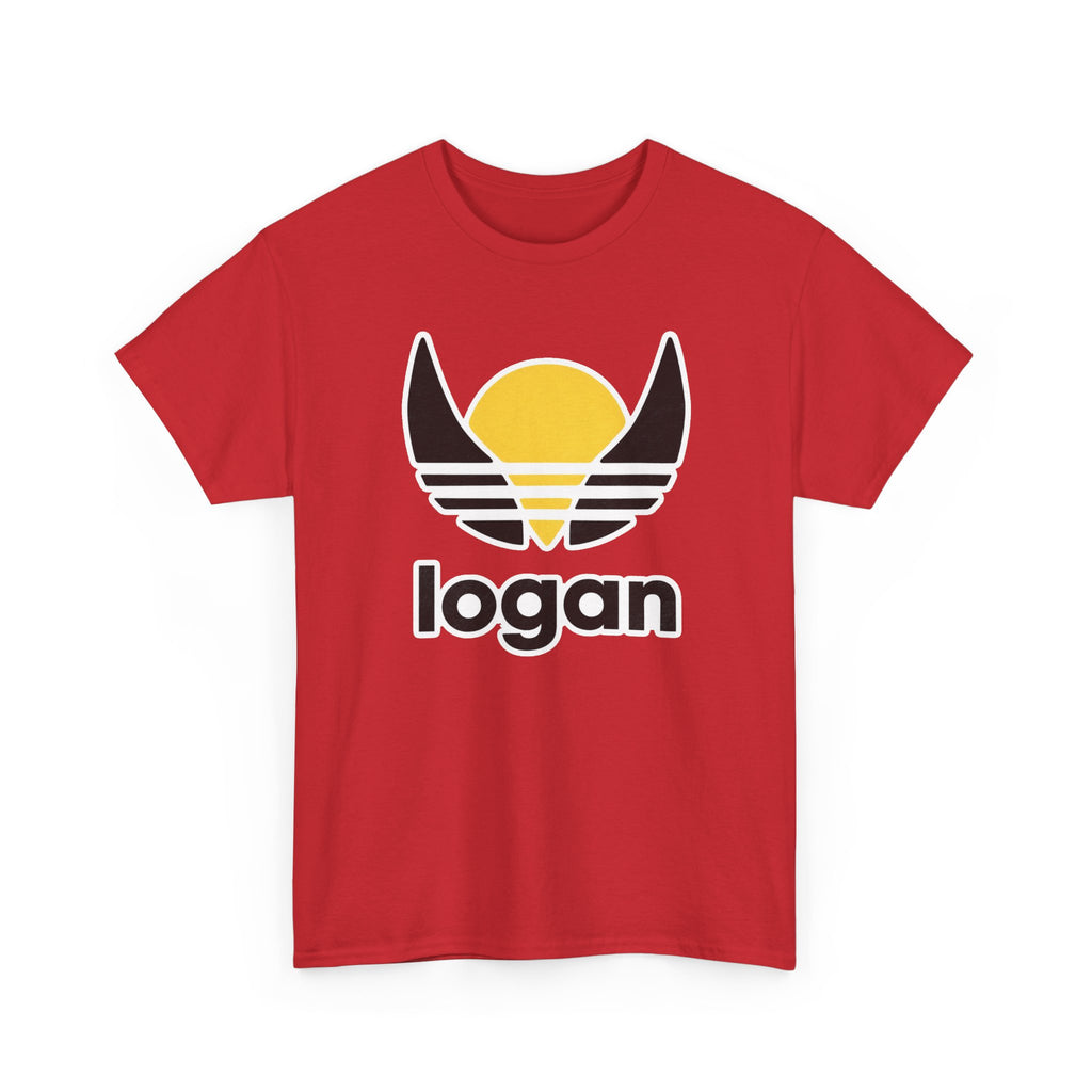T‑Shirt — 'logan' Retro Sunrise Logo Cotton Tee