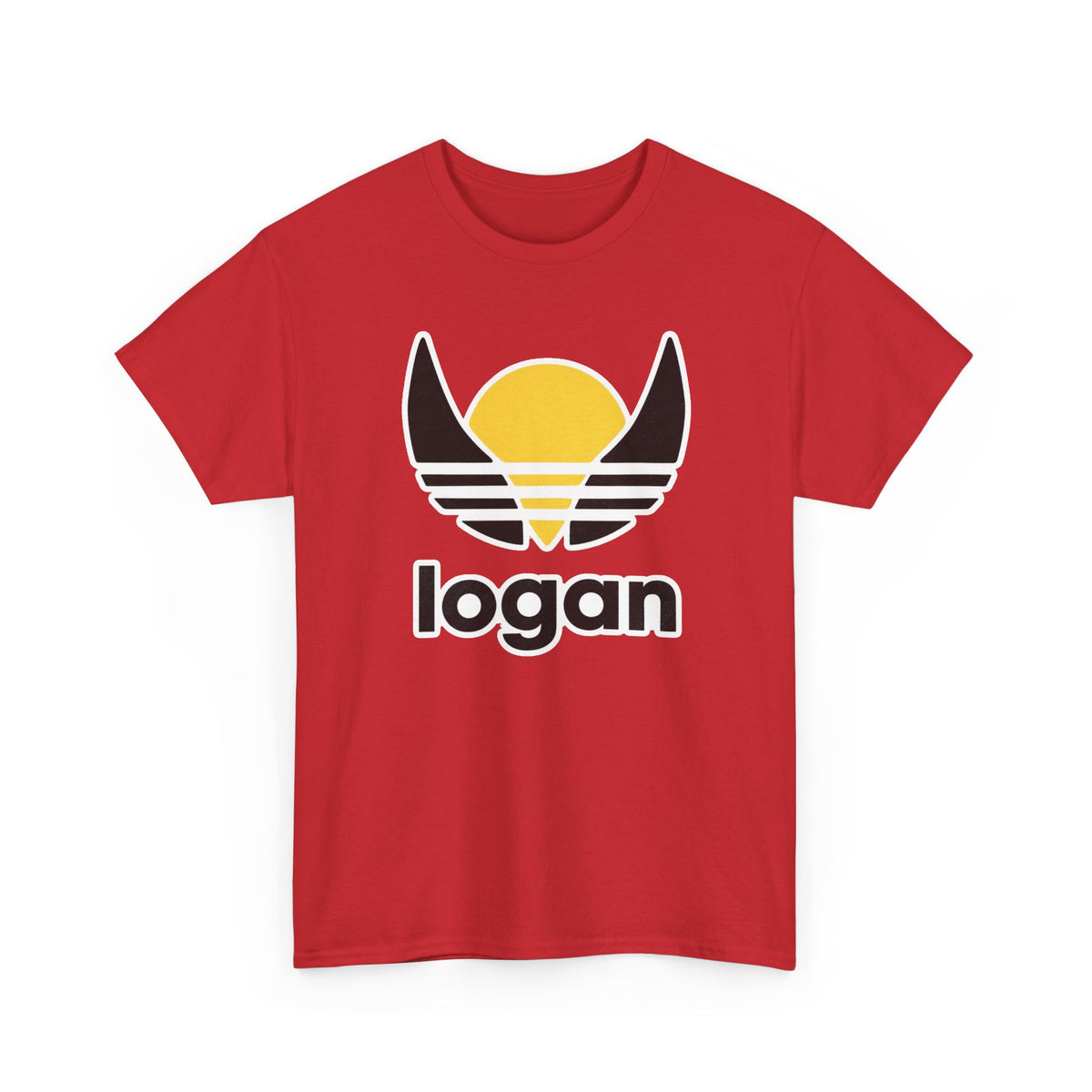 T‑Shirt — 'logan' Retro Sunrise Logo Cotton Tee