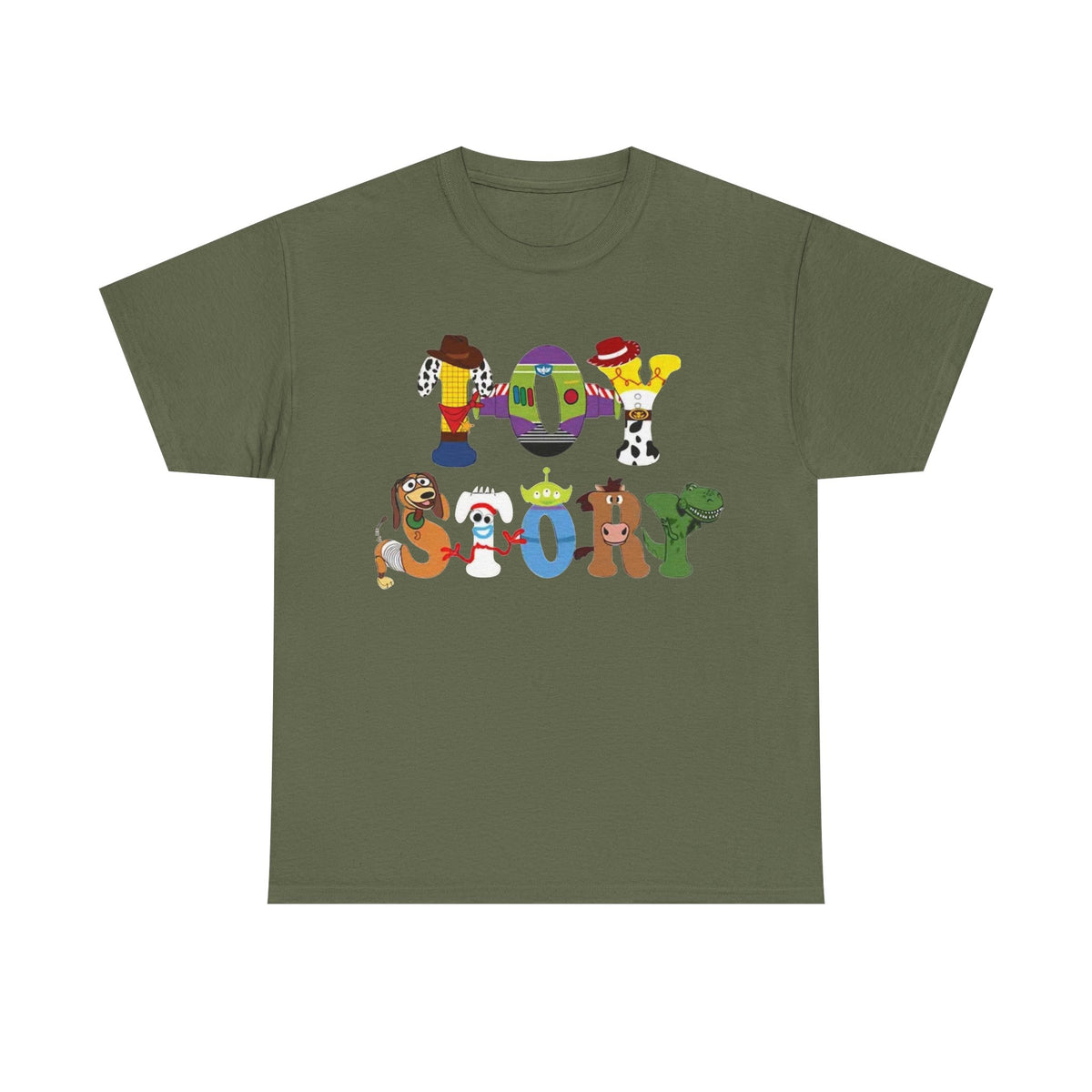 Toy Story Character Name Tee — "Toy Story" Graphic T-Shirt