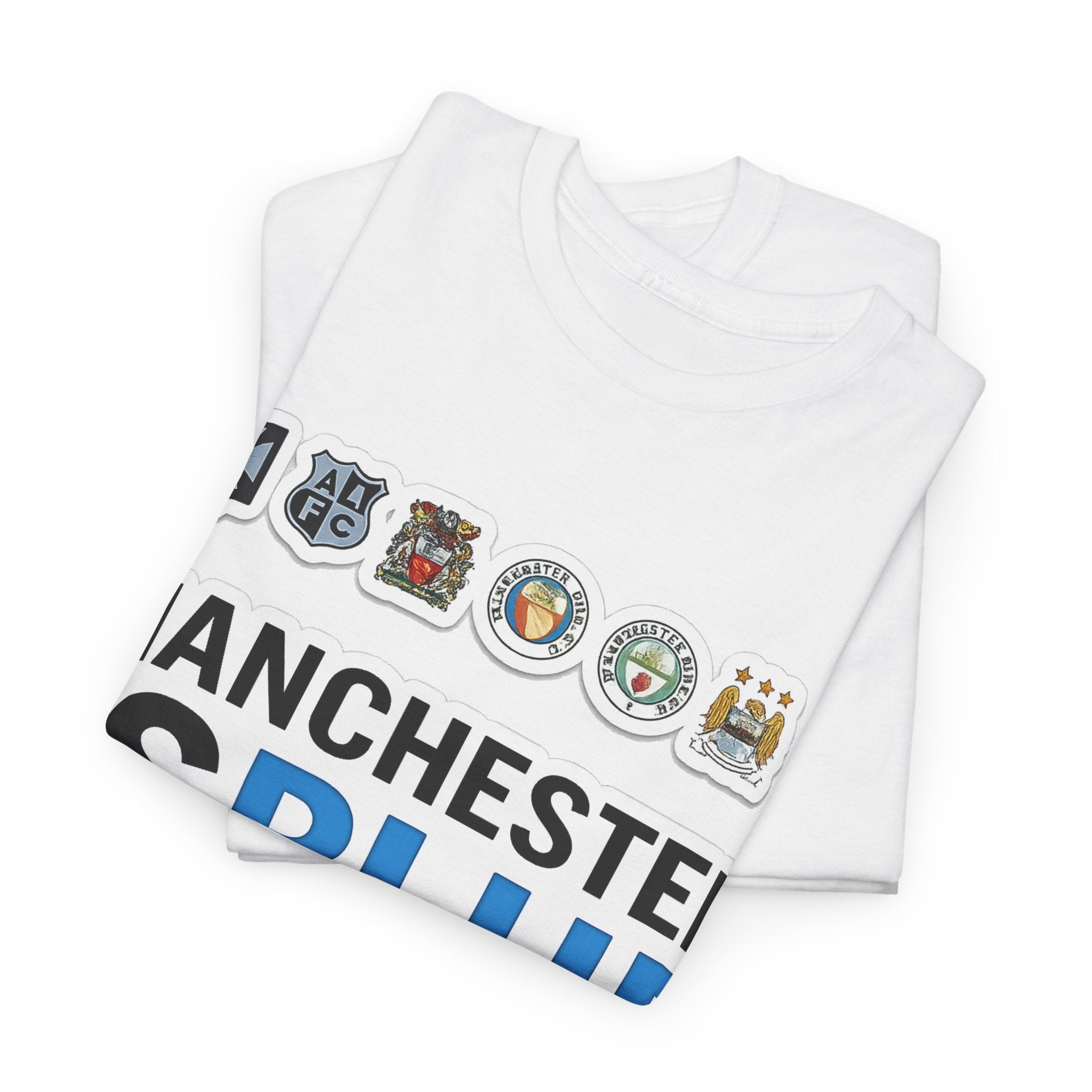 Manchester Is Blue Tee — Manchester City Supporter T-Shirt