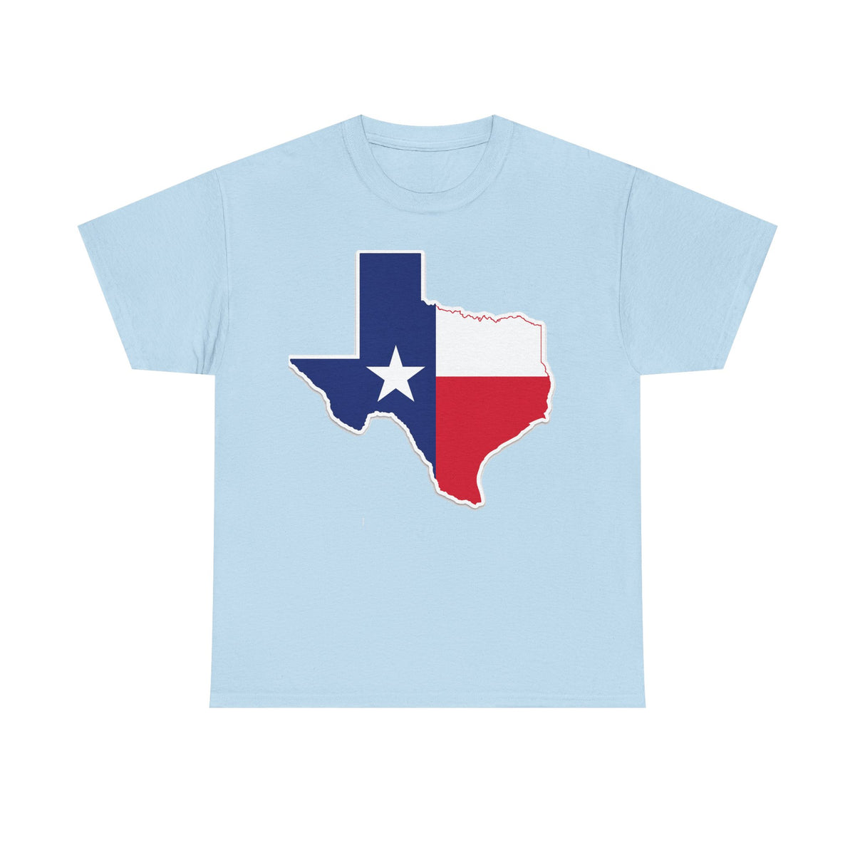 Texas Flag Outline T-Shirt — Lone Star State Pride Tee