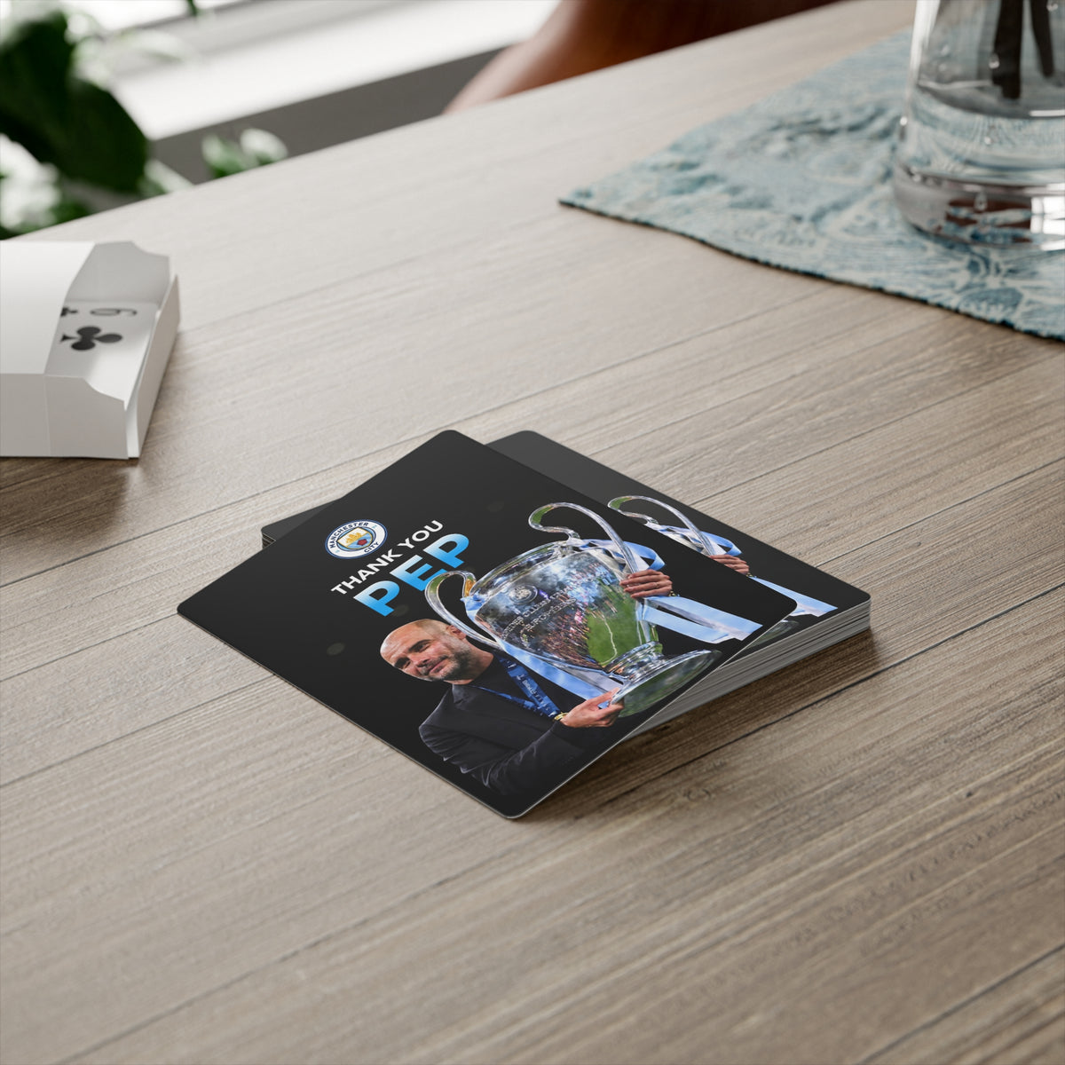 Thank you Pep Manchester City Playing / Poker Cards