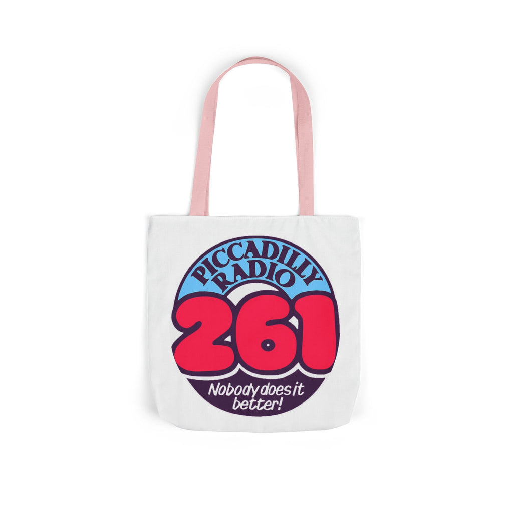 Tote Bag — Retro 'Piccadilly Radio 261' Vintage Logo Canvas Tote