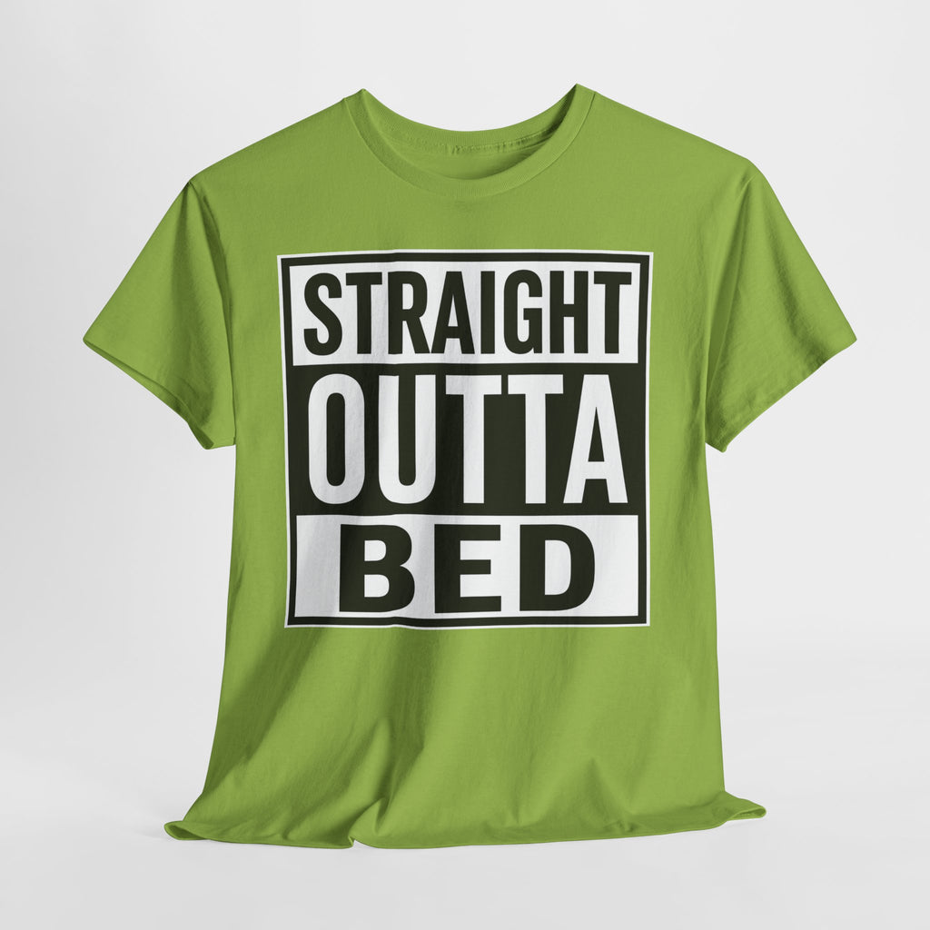 Straight Outta Bed T-Shirt — Funny Morning Graphic Tee