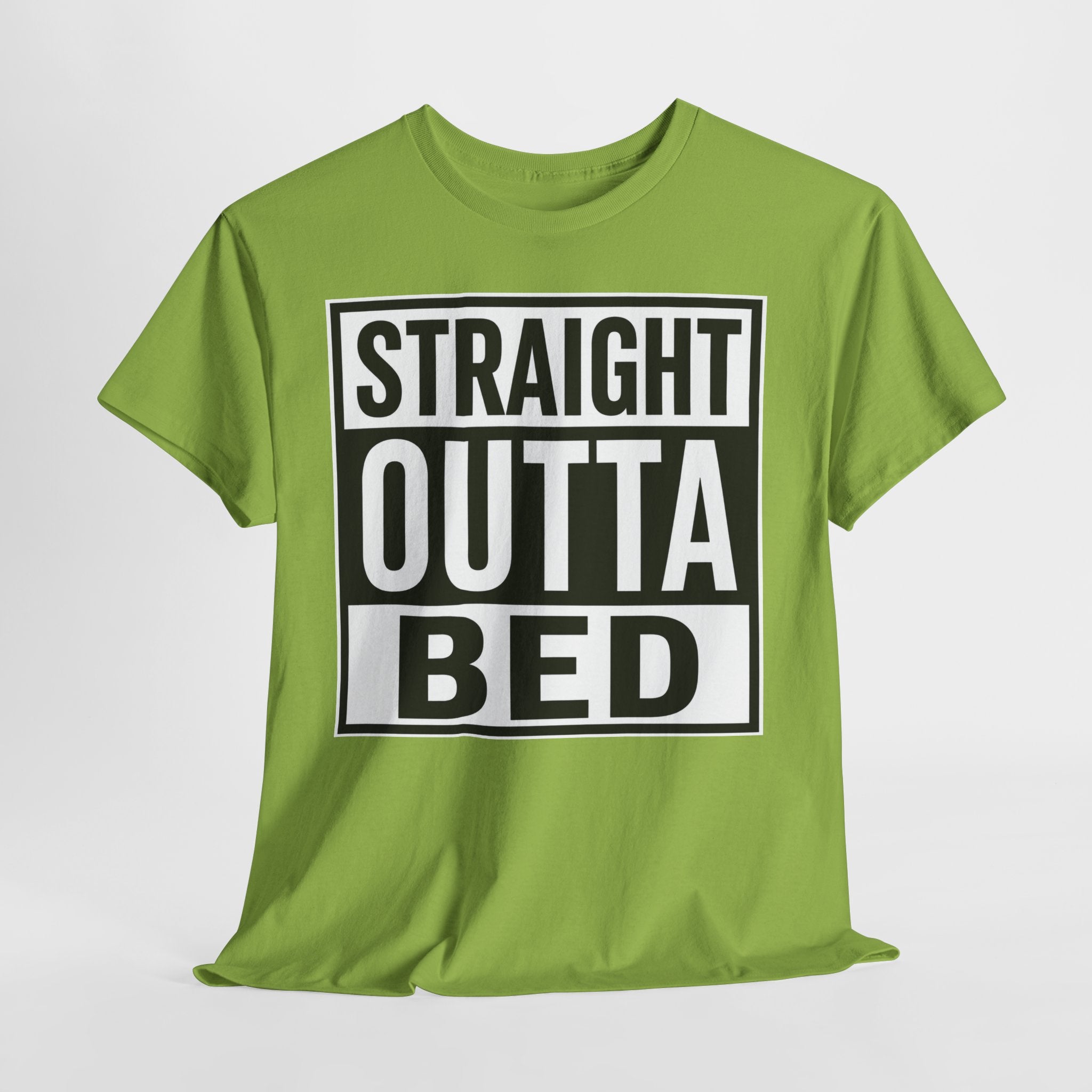 Straight Outta Bed T-Shirt — Funny Morning Graphic Tee