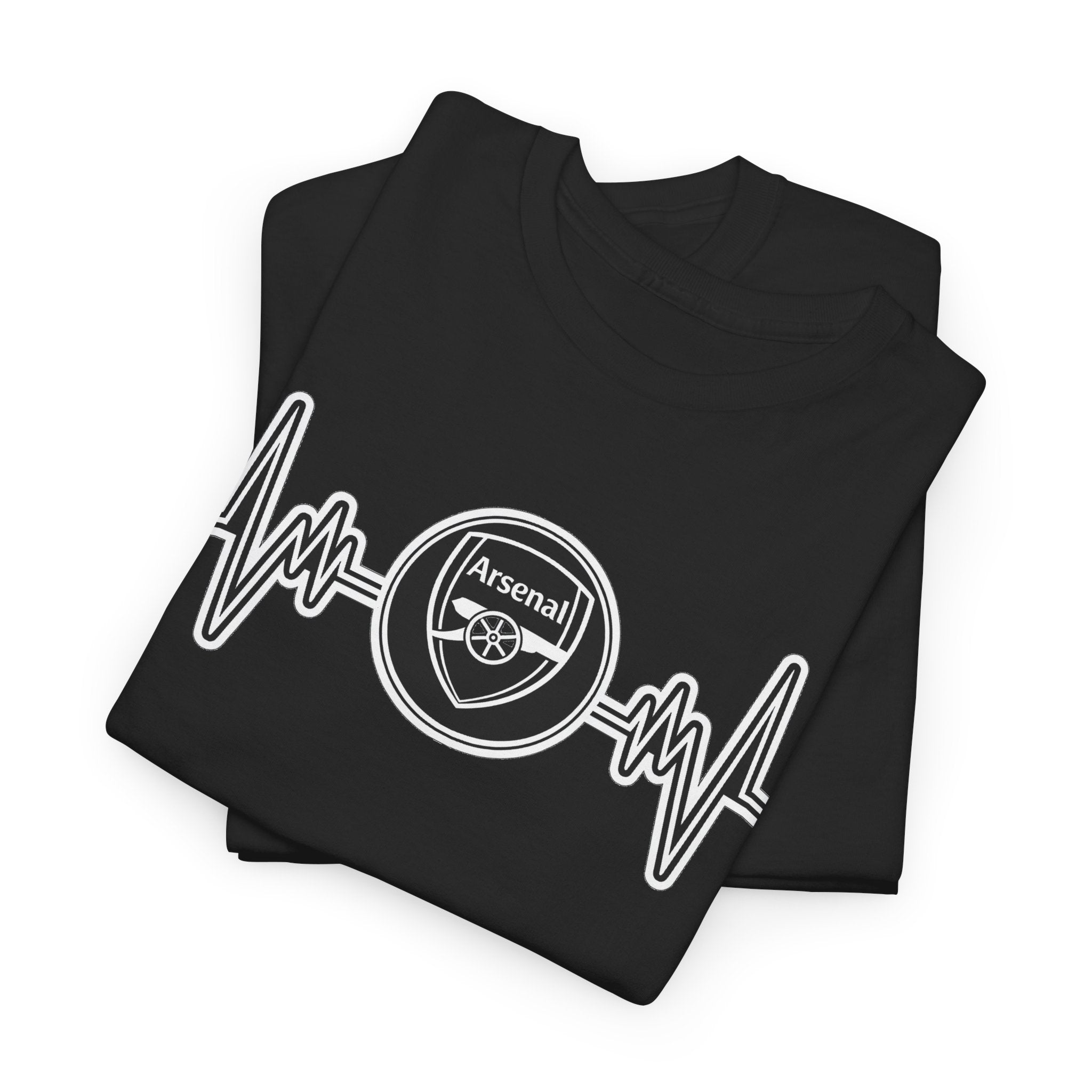 Arsenal Heartbeat T-Shirt — Premier League Fans’ Cotton Tee
