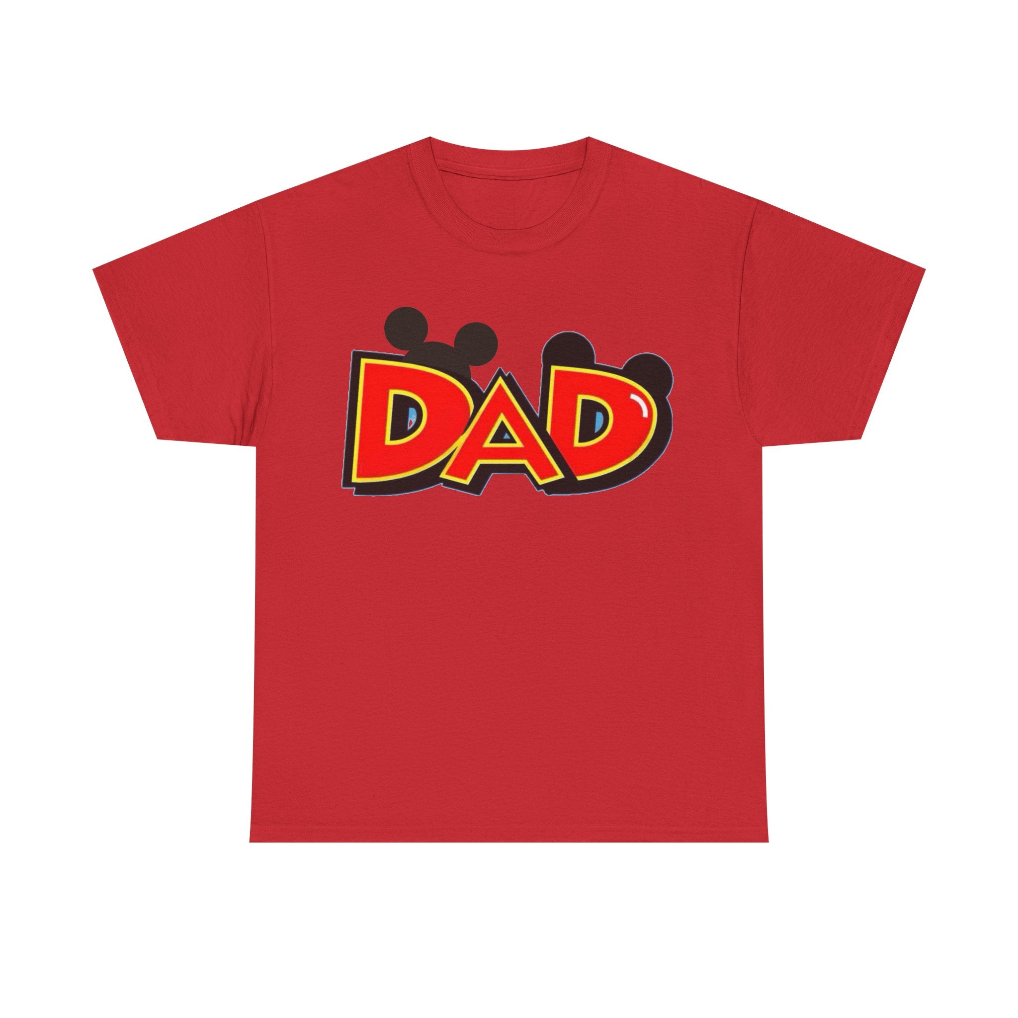 Disney Dad Mickey Ears T-Shirt – Retro Cartoon Dad Tee, Perfect Father’s Day Gift