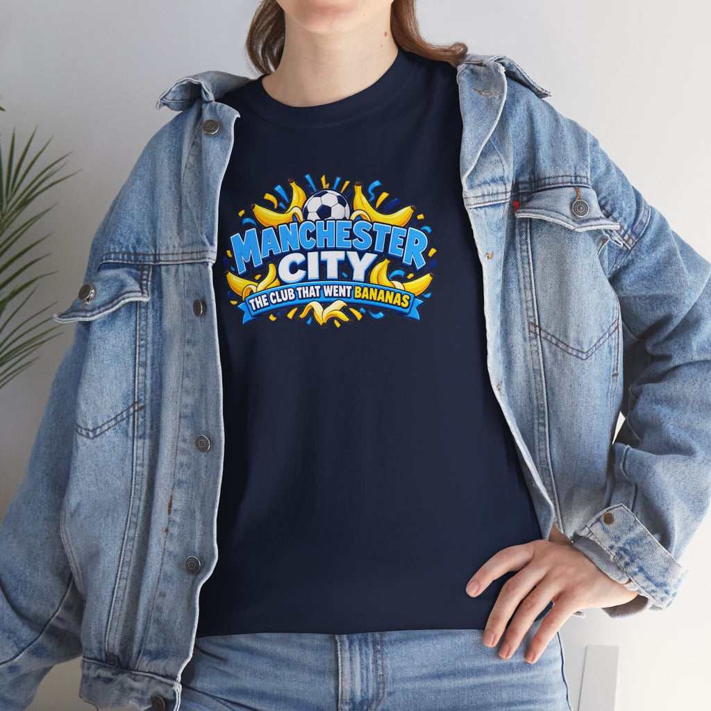 Manchester City "The Club That Went Bananas" Cotton T-Shirt