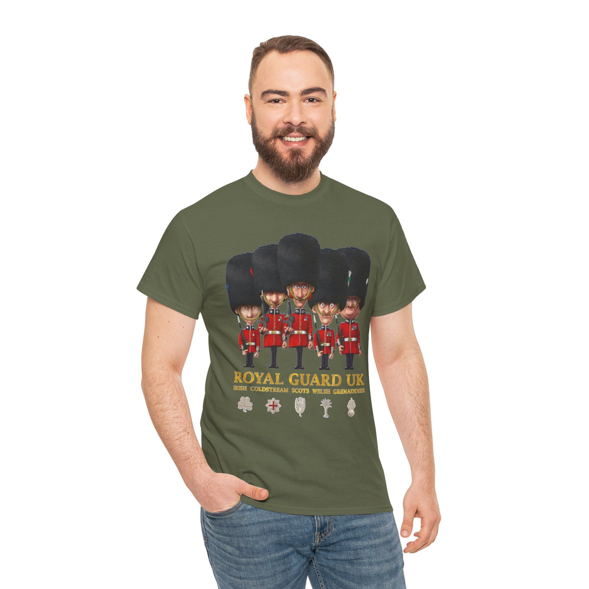 Royal Guard UK T-Shirt — Cute British Guards Illustration Tee