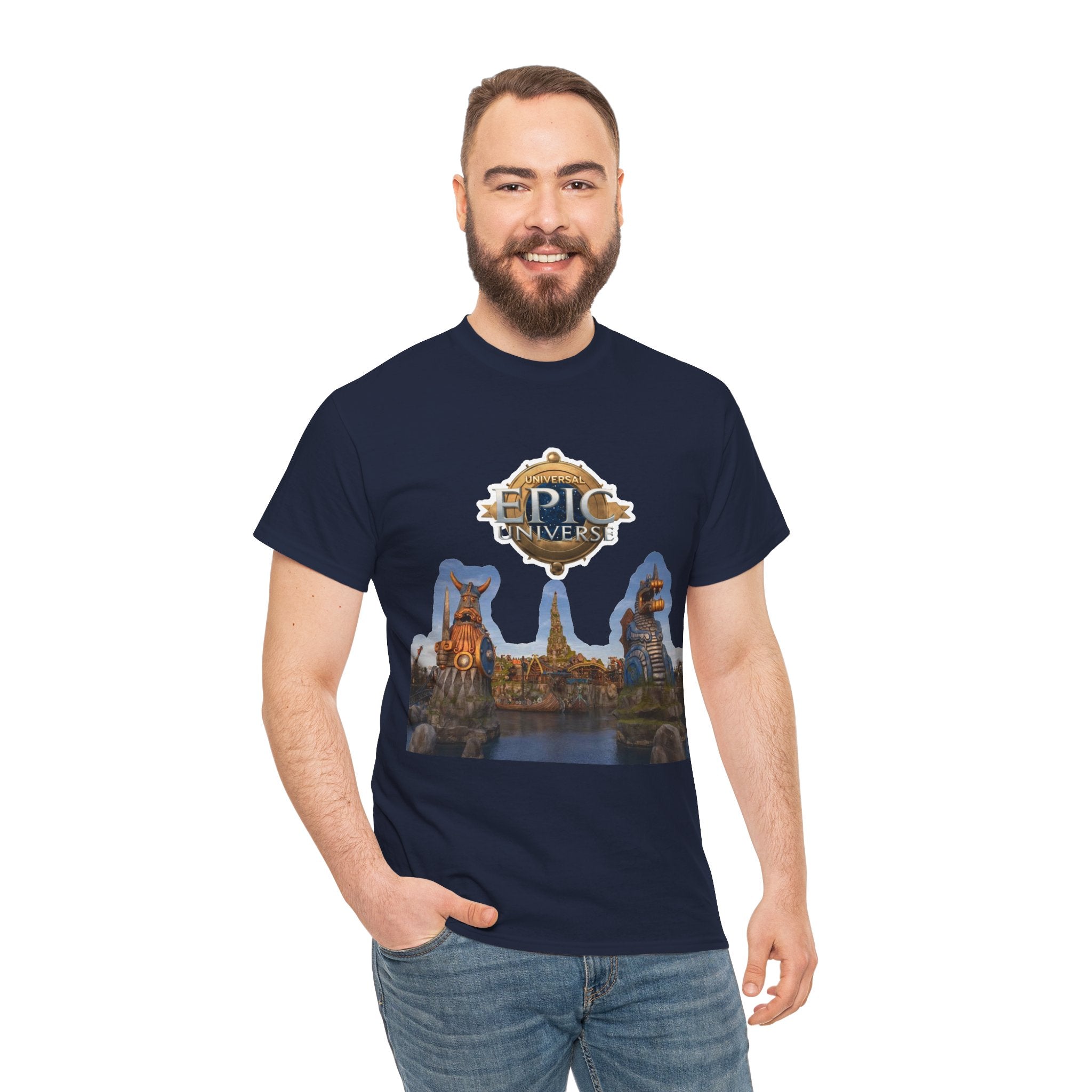 Epic Universe Theme Park T‑Shirt — Iconic Entrance Graphic Tee