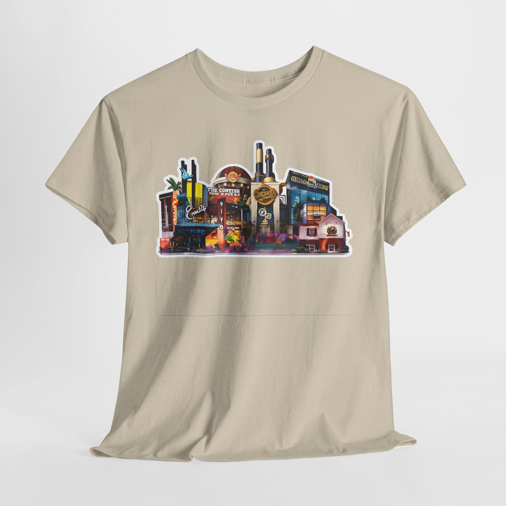 Universal Orlando Skyline T-Shirt — Neon Strip Casino Cityscape Tee
