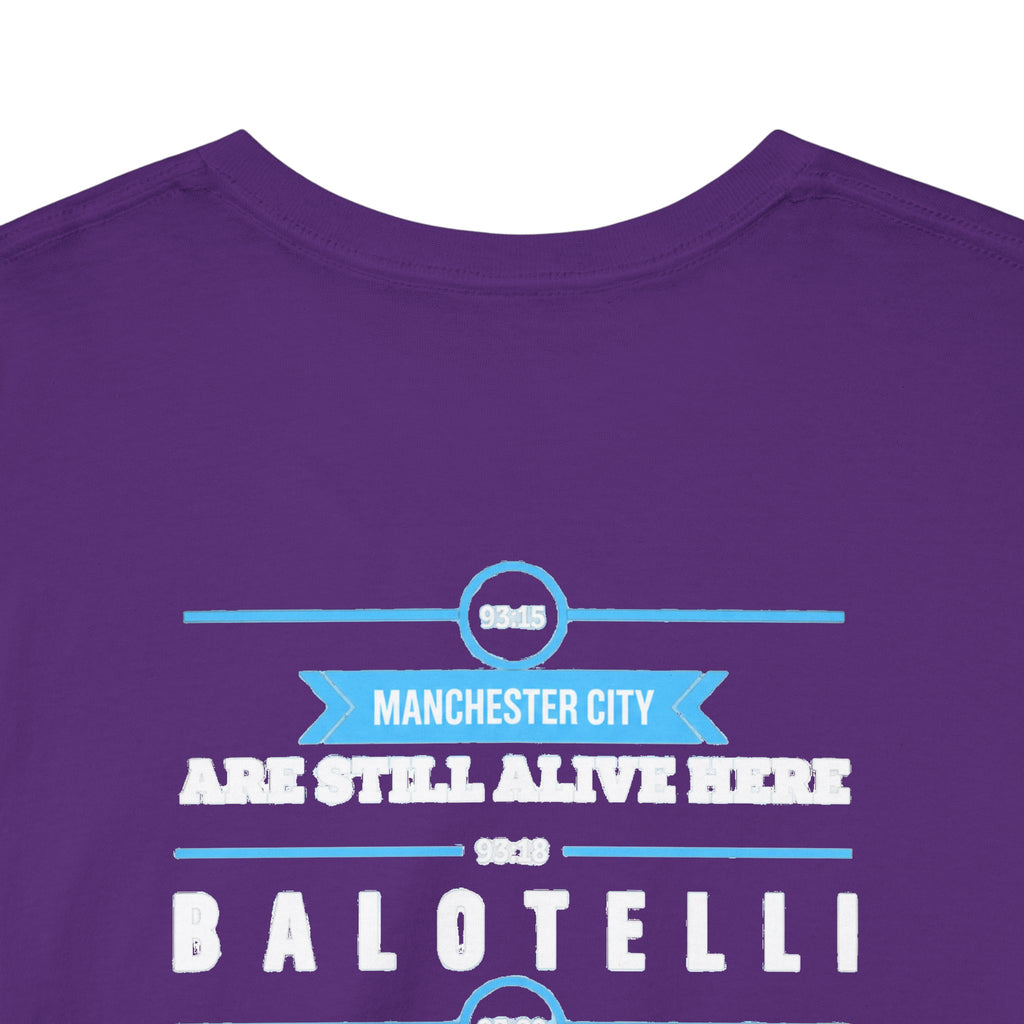 Manchester City Vintage Football Tee — Aguero & Balotelli Fan Shirt