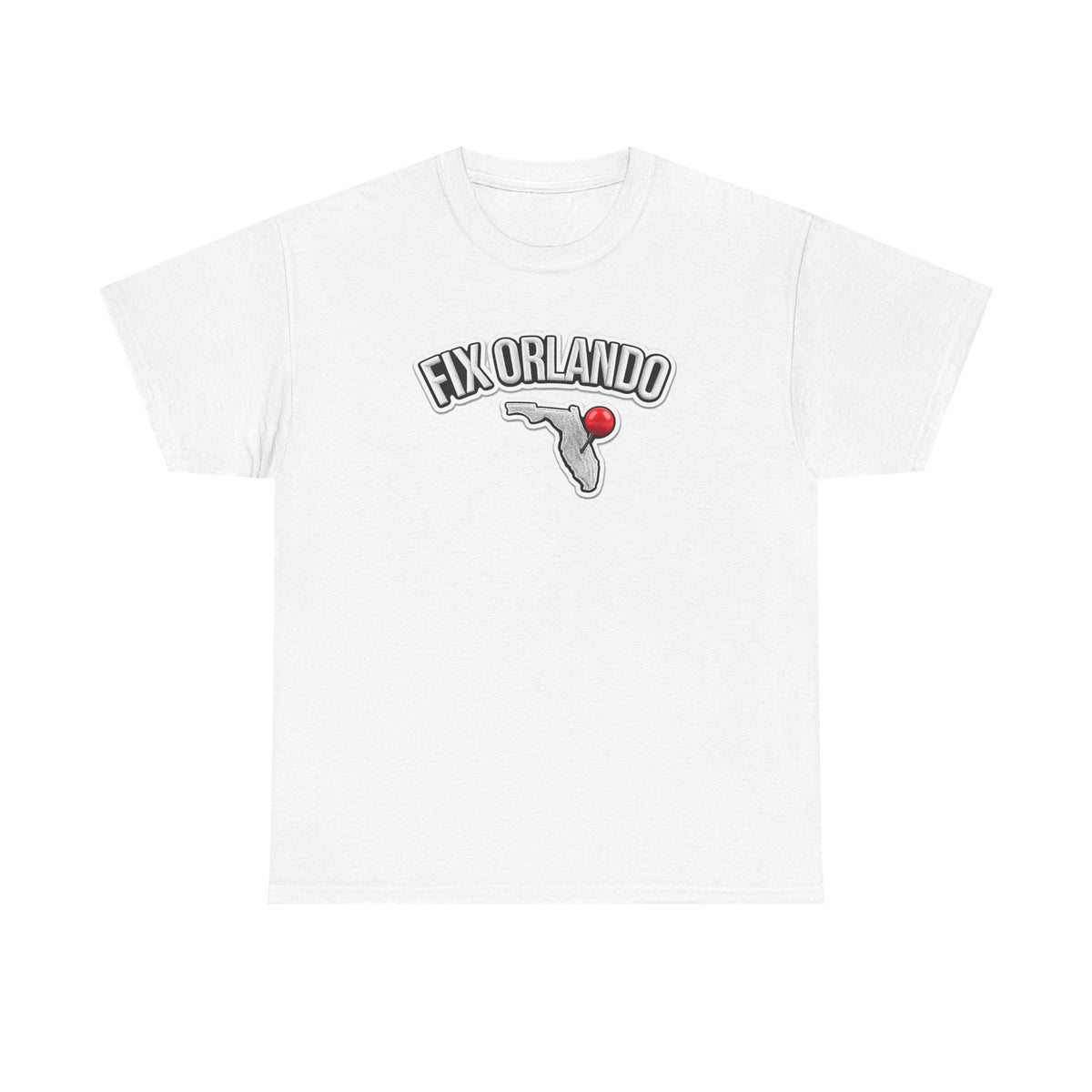 Fix Orlando T-Shirt — Florida Map with Bowling Pin Local Pride Tee