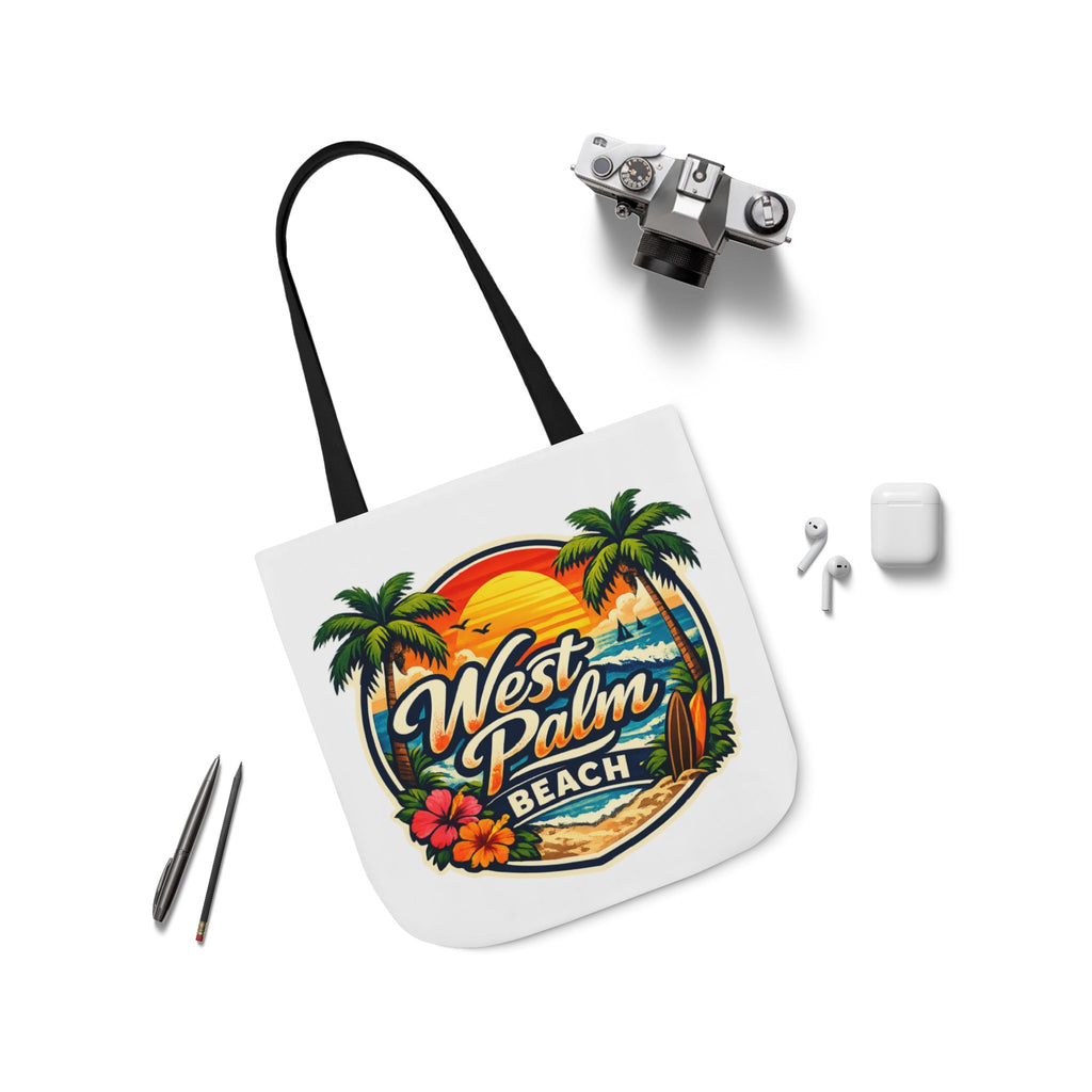 West Palm Beach Vintage Sunset Tote