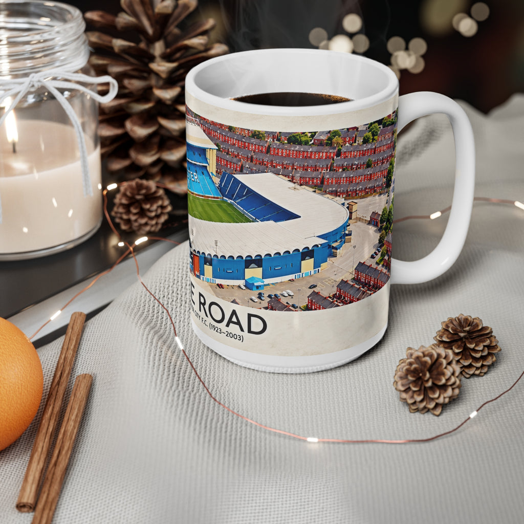 Maine Road Stadium Mug – Manchester City Ceramic Coffee Cup (11oz & 15oz)