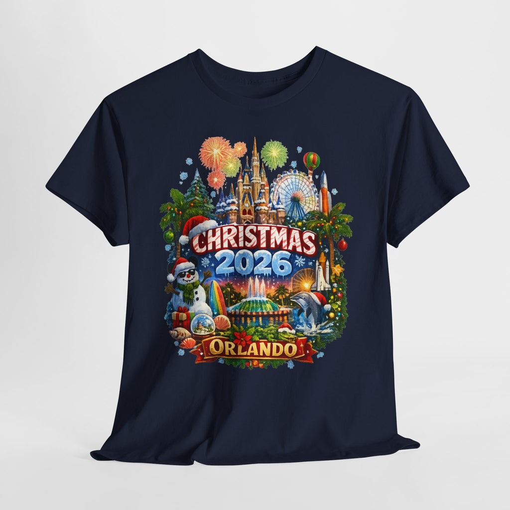 Christmas 2026 Orlando T-Shirt — Holiday Theme Park Souvenir Tee
