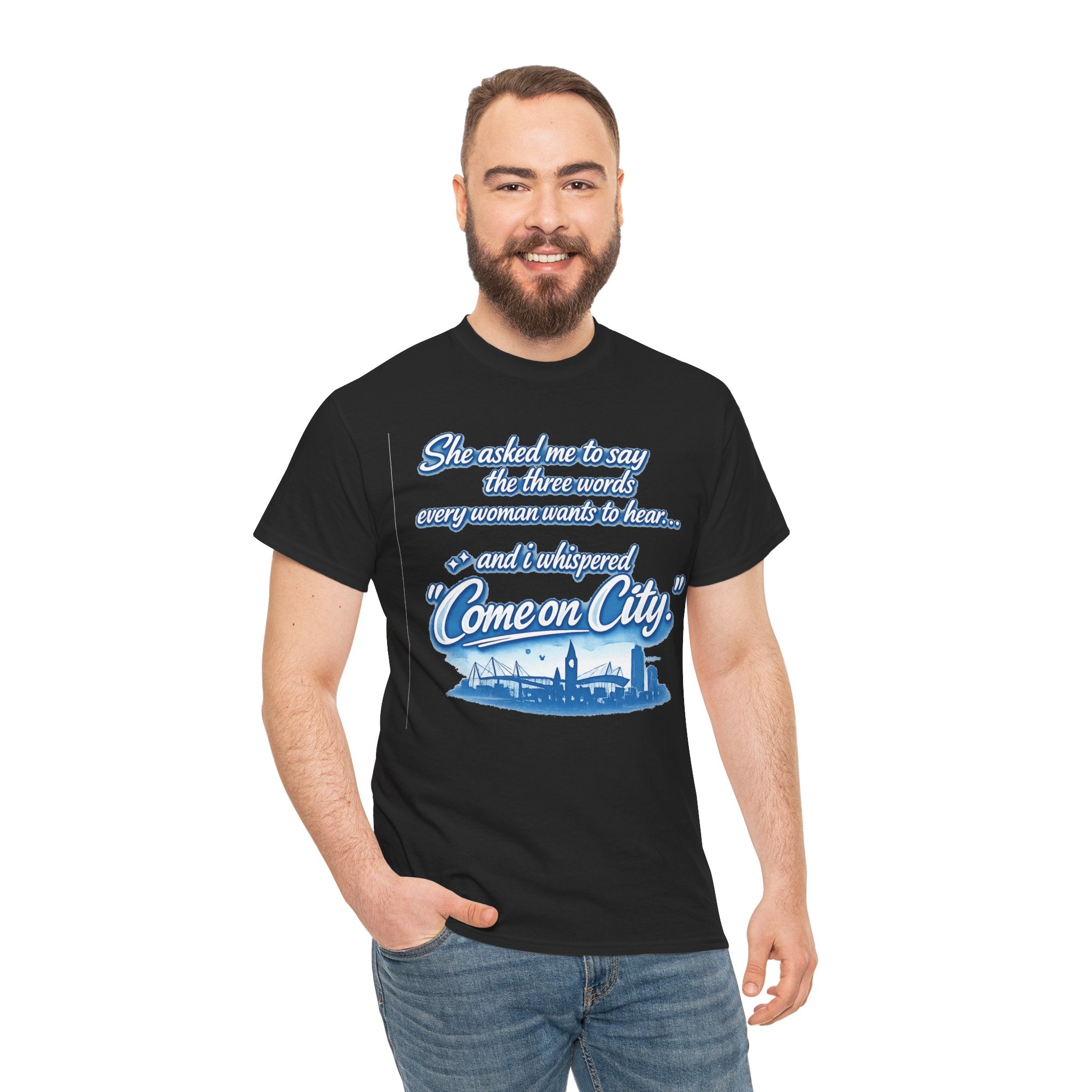 Come on City Skyline Tee — Retro Script Urban Pride T‑Shirt