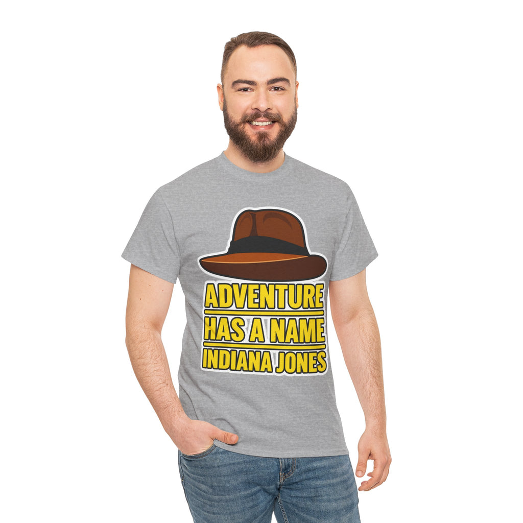 Adventure Has a Name Indiana Jones Graphic Cotton T-Shirt