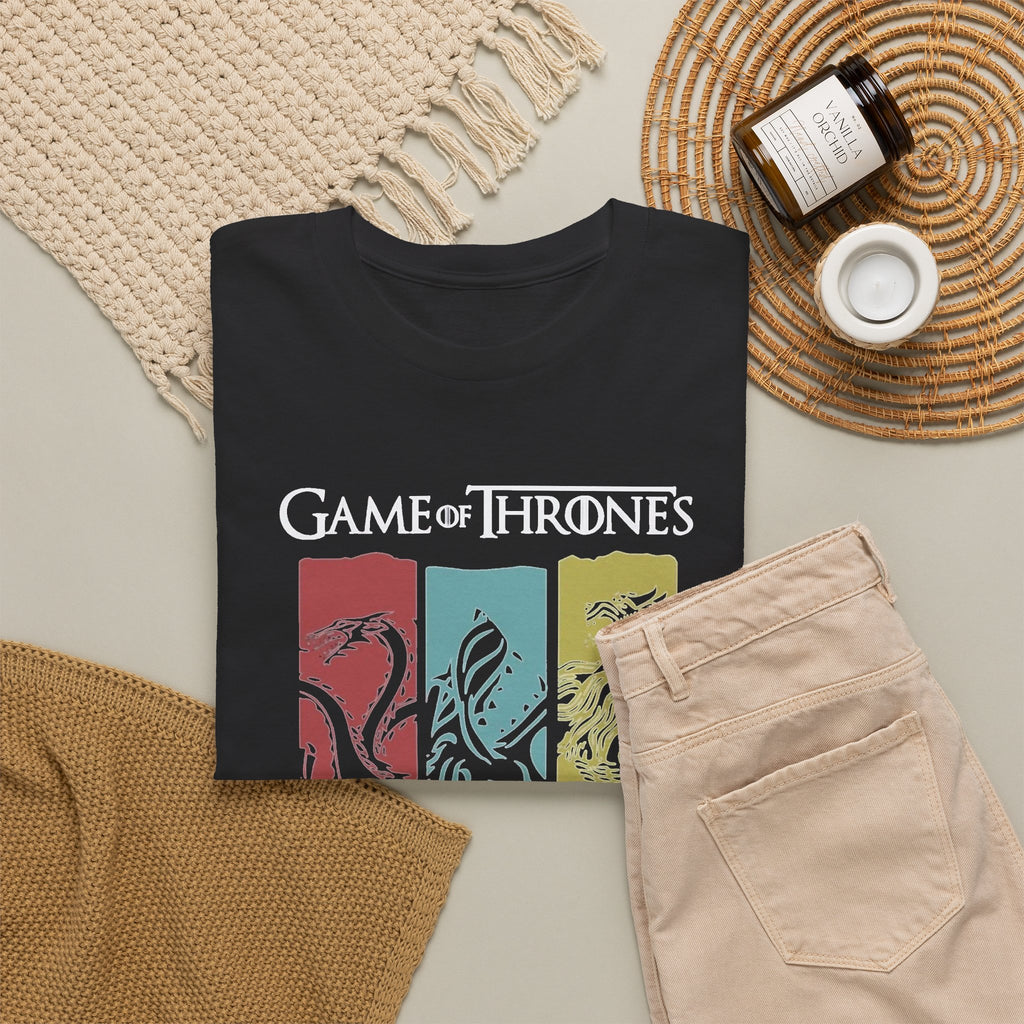 Game of Thrones House Sigils T-Shirt — Stark Lannister Tully Banner Tee