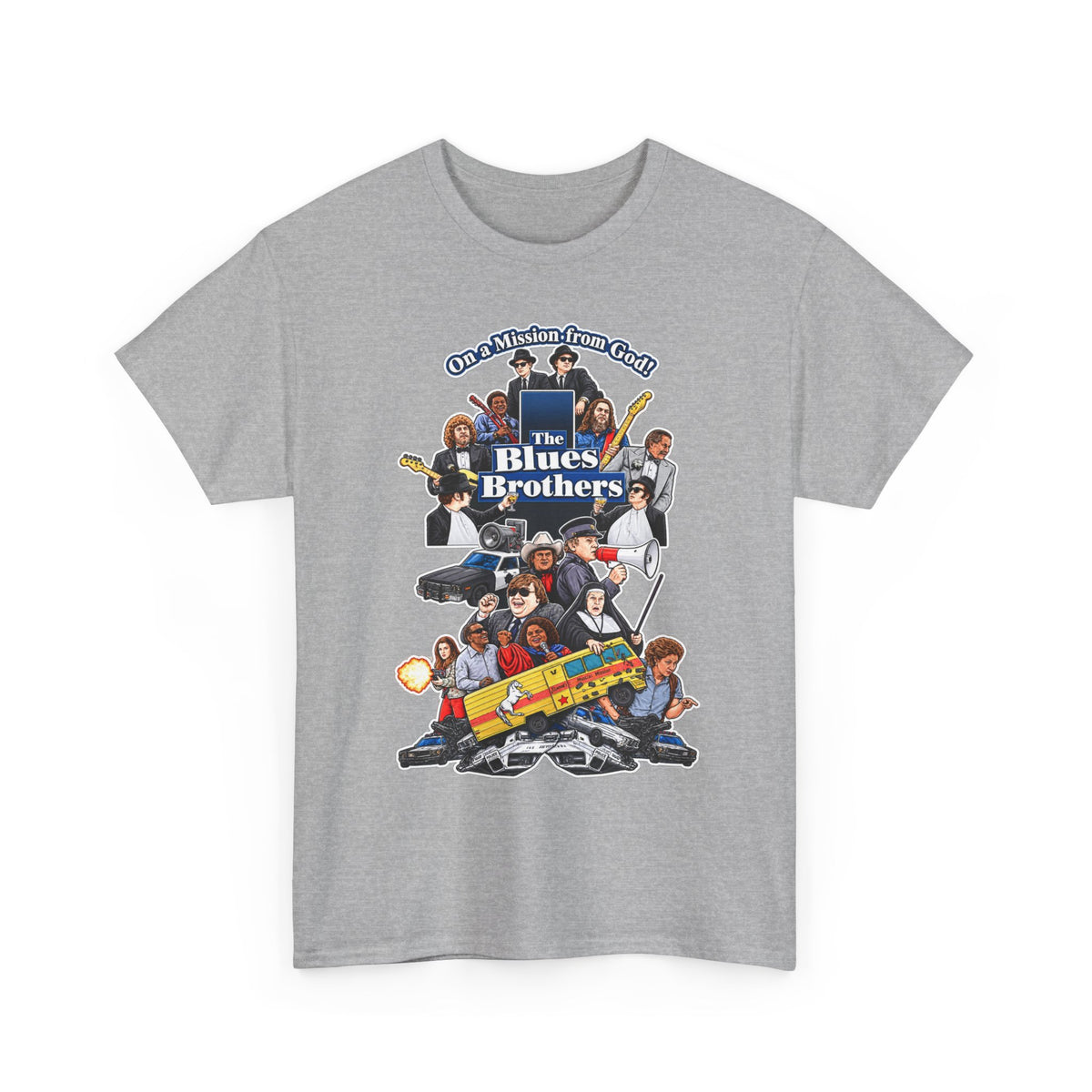 The Blues Brothers Movie Graphic Cotton T-Shirt