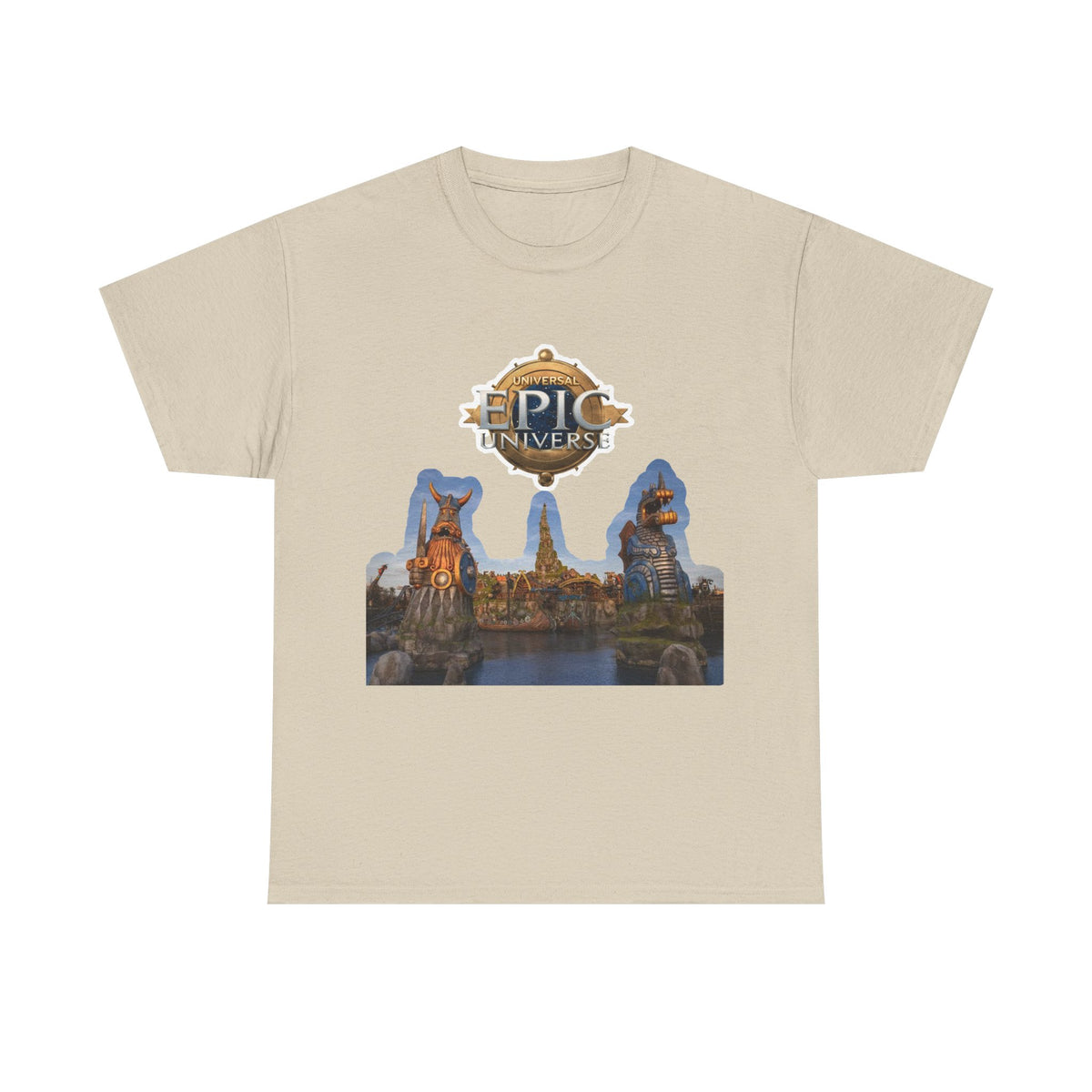 Epic Universe Theme Park T‑Shirt — Iconic Entrance Graphic Tee