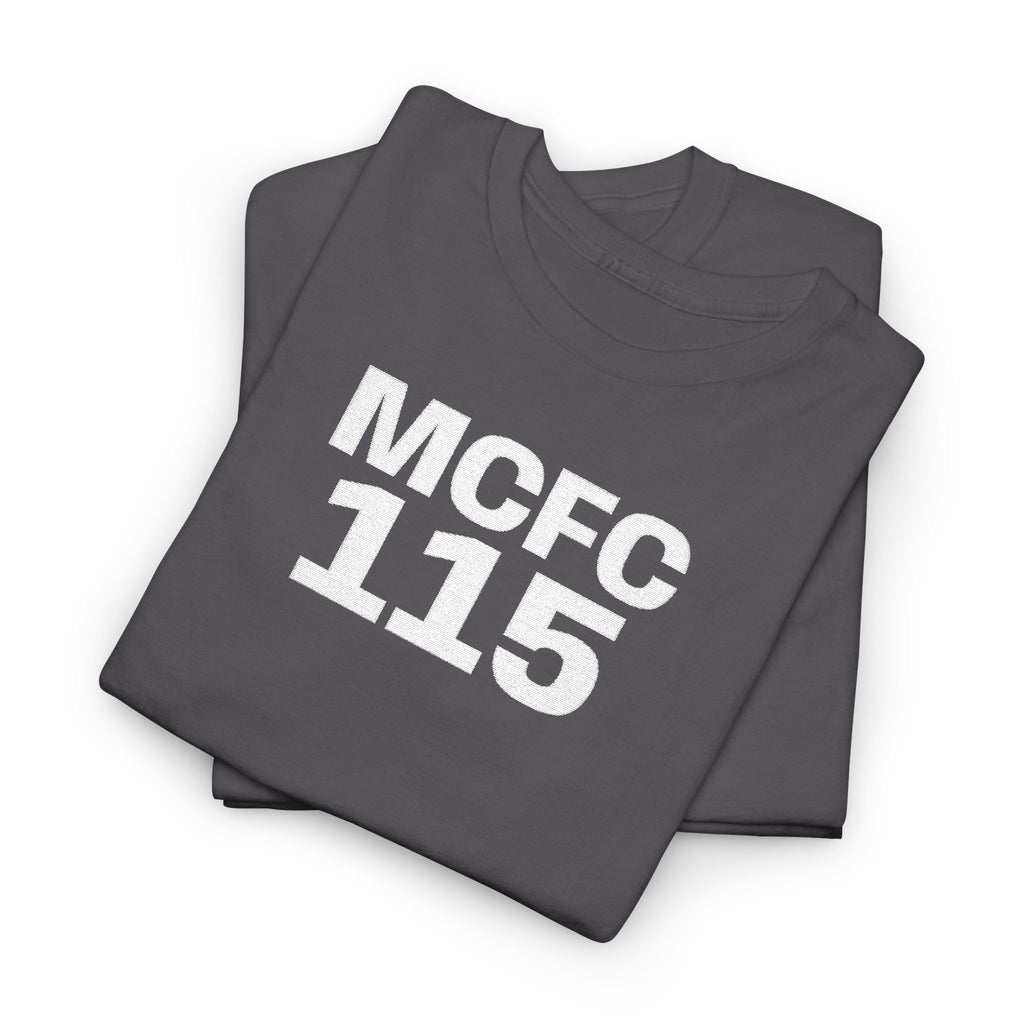 MCFC 115 T-Shirt — Vintage Football Club Number Tee
