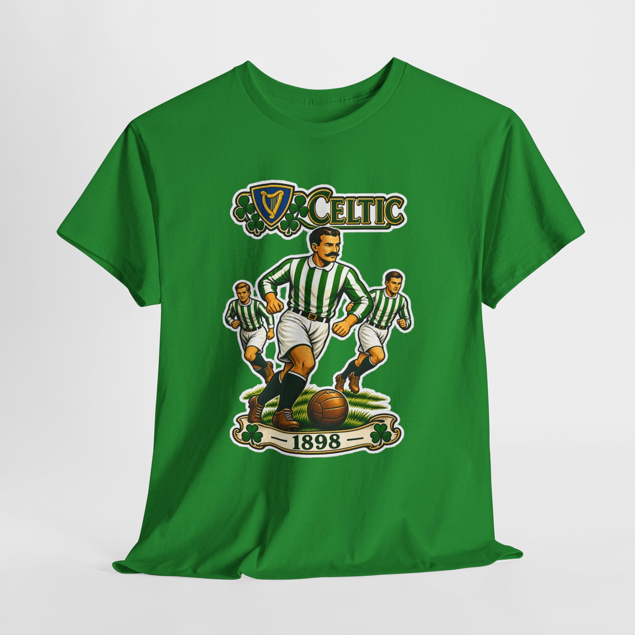 Celtic Football Retro Players Tee — 1898 Vintage Soccer Shirt