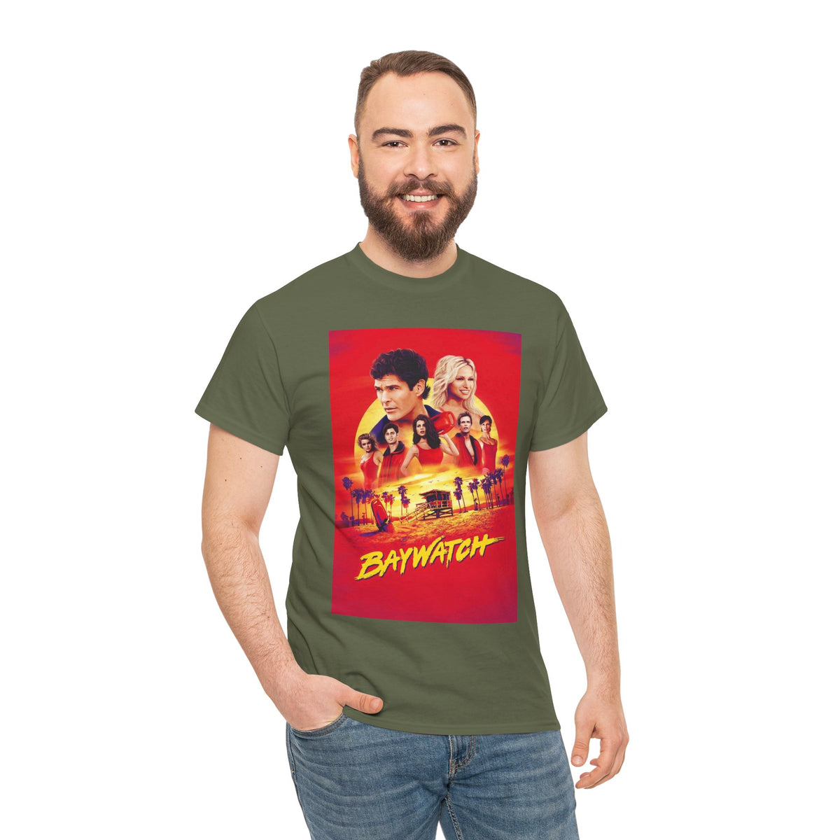 Baywatch Movie Poster Cotton T-Shirt