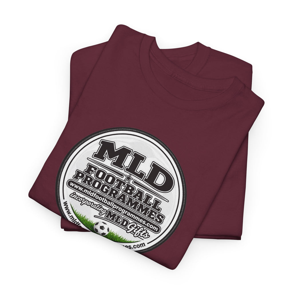 MLD Football Programmes Vintage Logo Cotton T-Shirt
