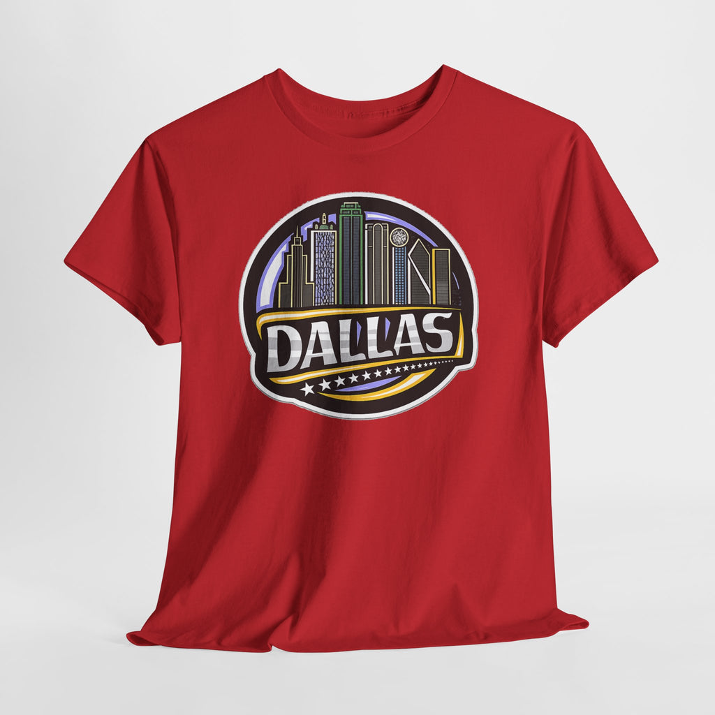 Dallas Skyline Tee — Vintage City Skyline Graphic T-Shirt