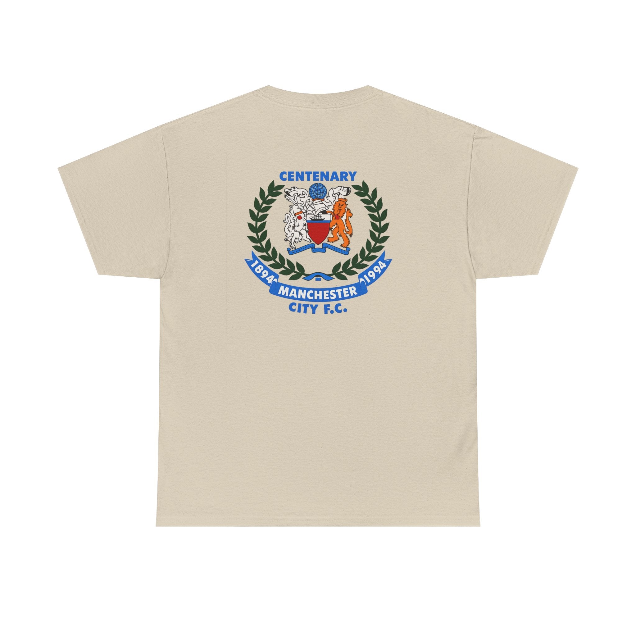 Centenary Manchester City FC Crest Tee — 1894–1994 Commemorative Shirt