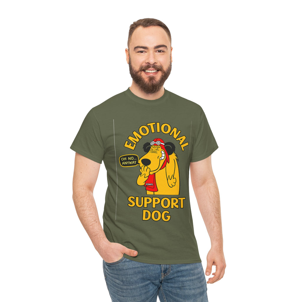 Emotional Support Dog T-Shirt — Cute Cartoon Comfort Pup Tee