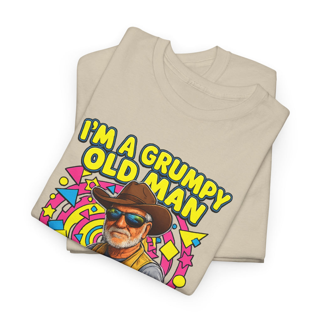 I'm A Grumpy Old Man T-Shirt – Funny Senior Fishing Graphic Tee