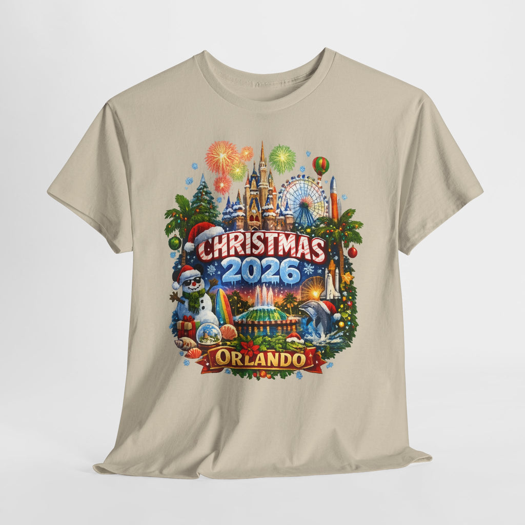 Christmas 2026 Orlando T-Shirt — Holiday Theme Park Souvenir Tee