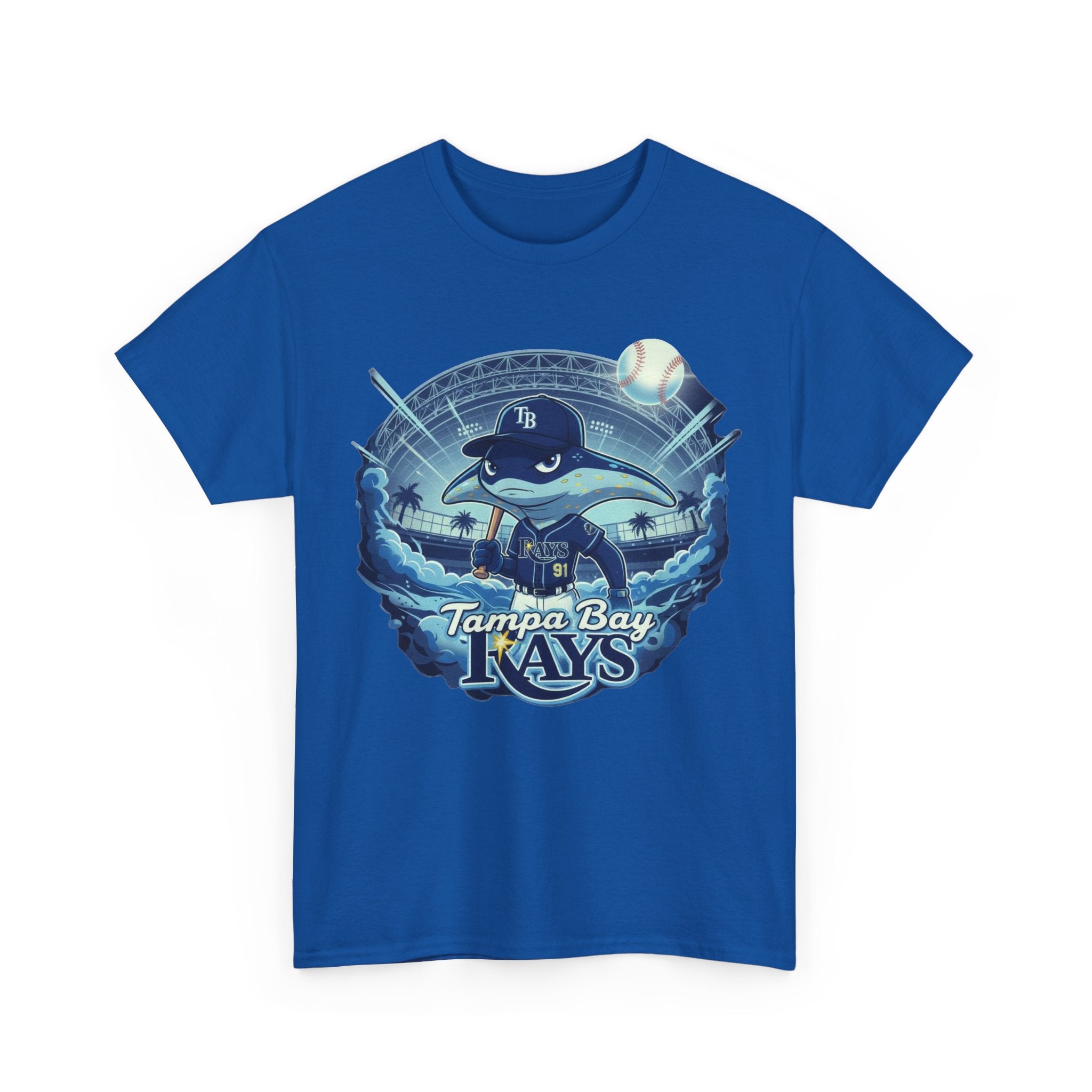 Tampa Bay Rays Mascot Graphic Tee – Retro Baseball Logo Shirt