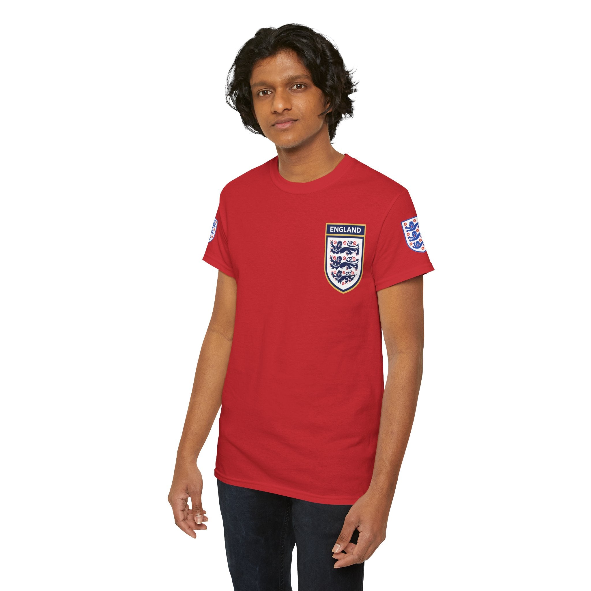 England Football Tee — "And After All You're My Wonderwall" Lyrics Tee
