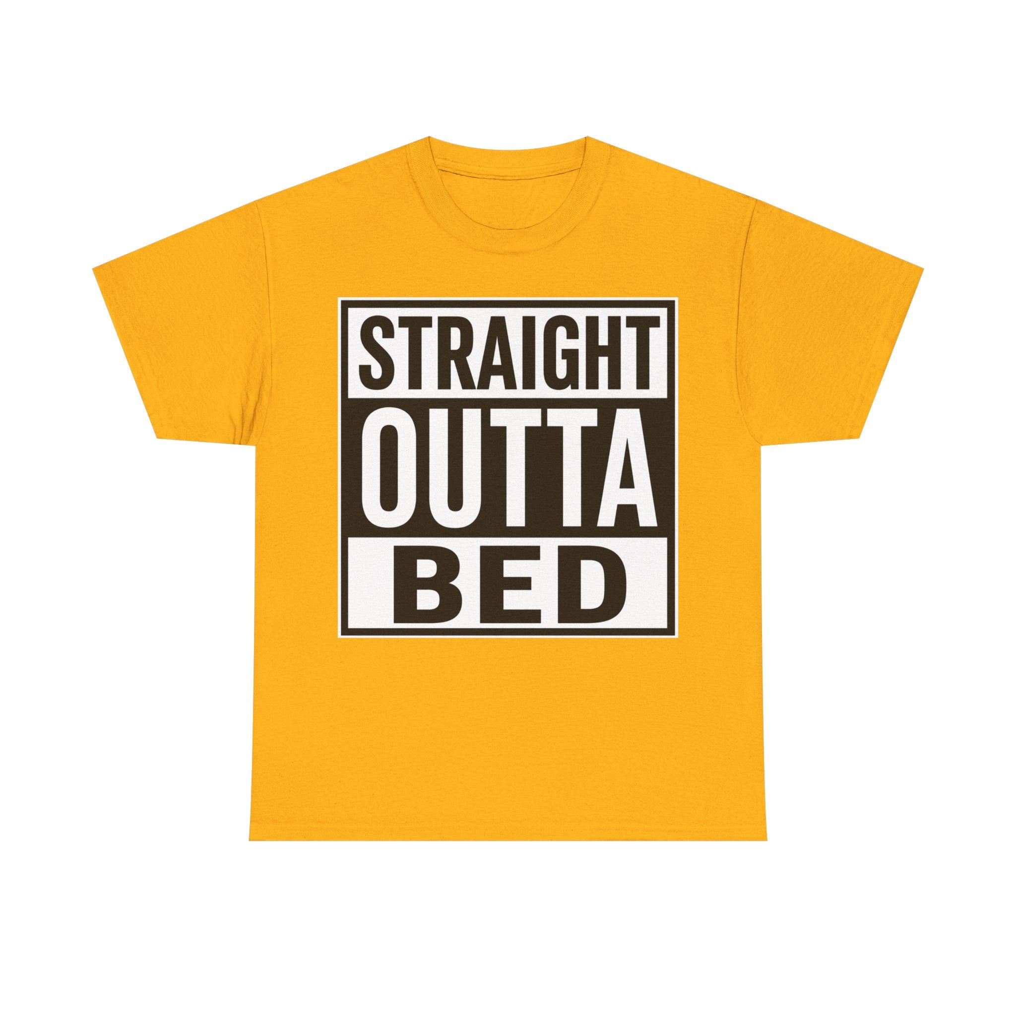 Straight Outta Bed T-Shirt — Funny Morning Graphic Tee