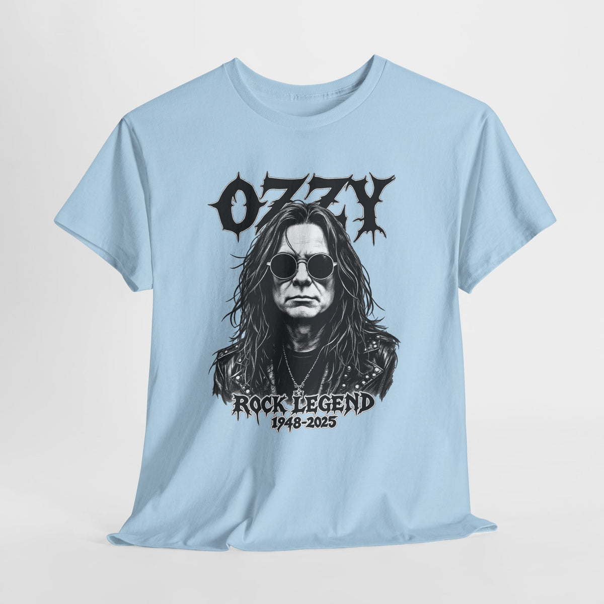 Rock Legend Graphic Tee — "Ozzy" Memorial 1948–2025