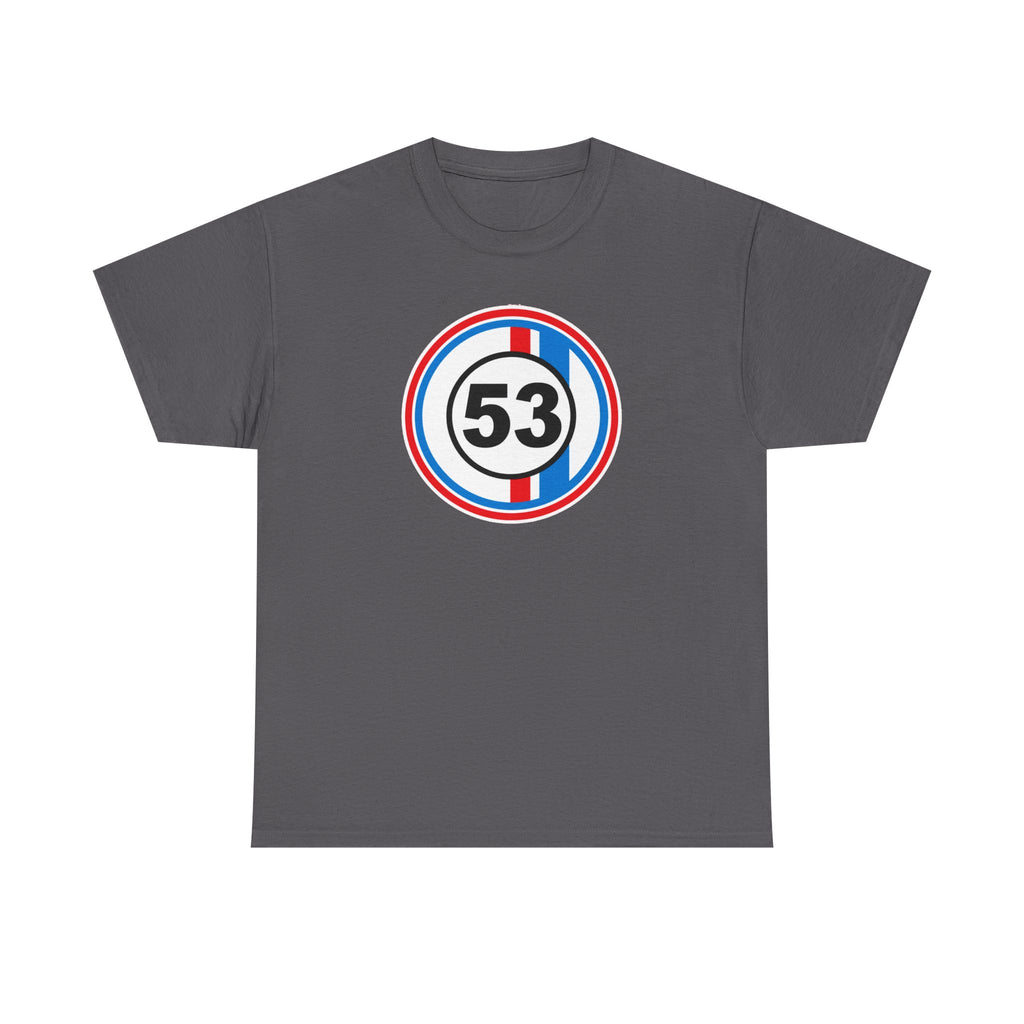 Racing Stripe Number 53 Cotton T-Shirt / Tee