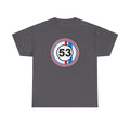 Racing Stripe Number 53 Cotton T-Shirt / Tee