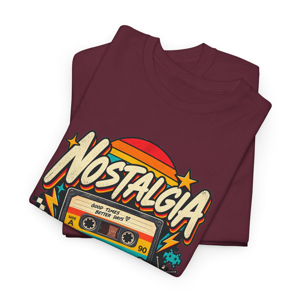 Nostalgia Never Gets Old Unisex Heavy Cotton Tee