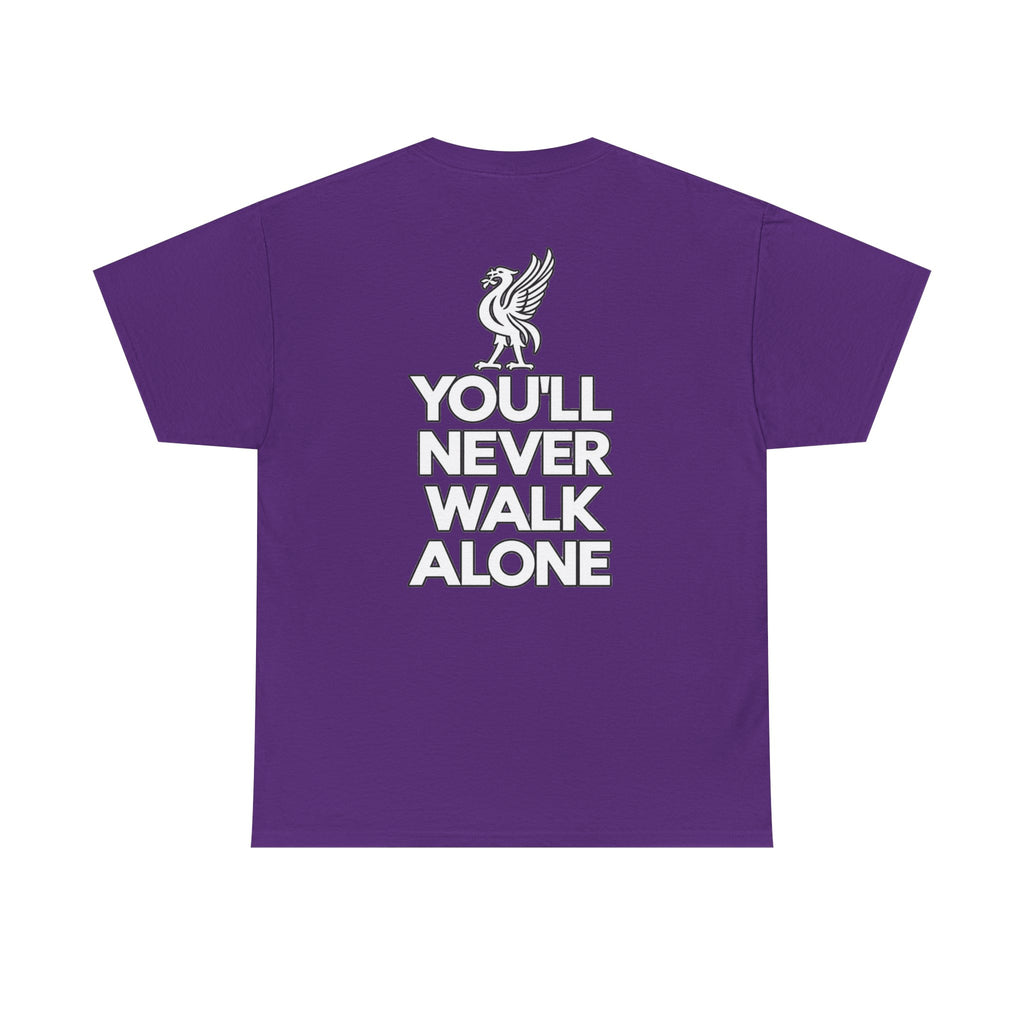 You'll Never Walk Alone T‑Shirt — Liverpool FC Crest Cotton Tee
